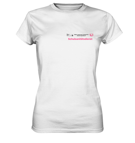 Dienstkleidung Schulsanitätsdienst Stadt. Realschule Volksgarten  - Ladies Premium Shirt