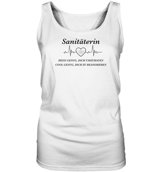 Sanitäterin - heiß und cool - Ladies Tank-Top