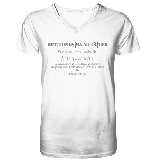 Rettungssanitäter  - Mens Organic V-Neck Shirt