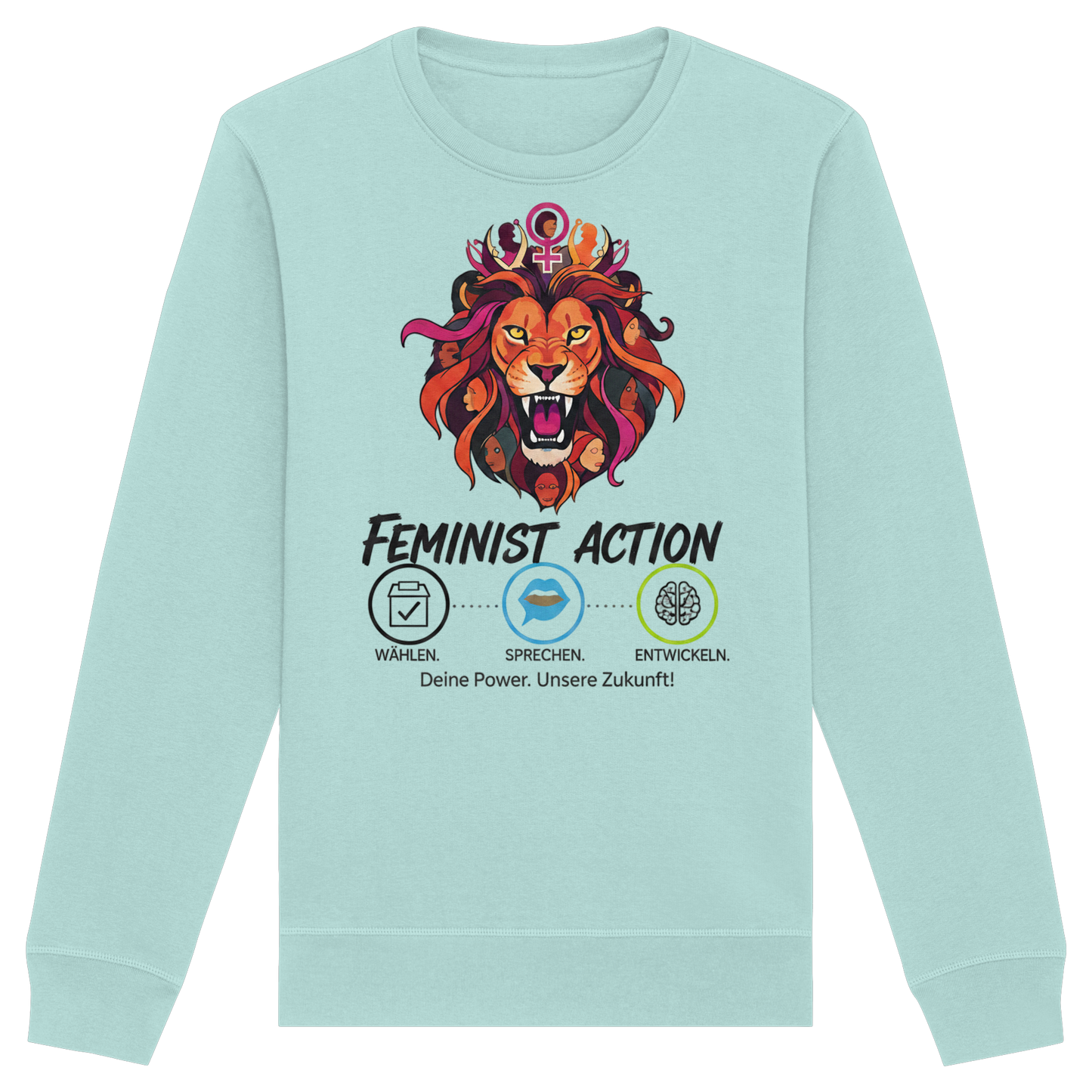 Feminist Action - Feminismus - Organic Basic Unisex Sweatshirt