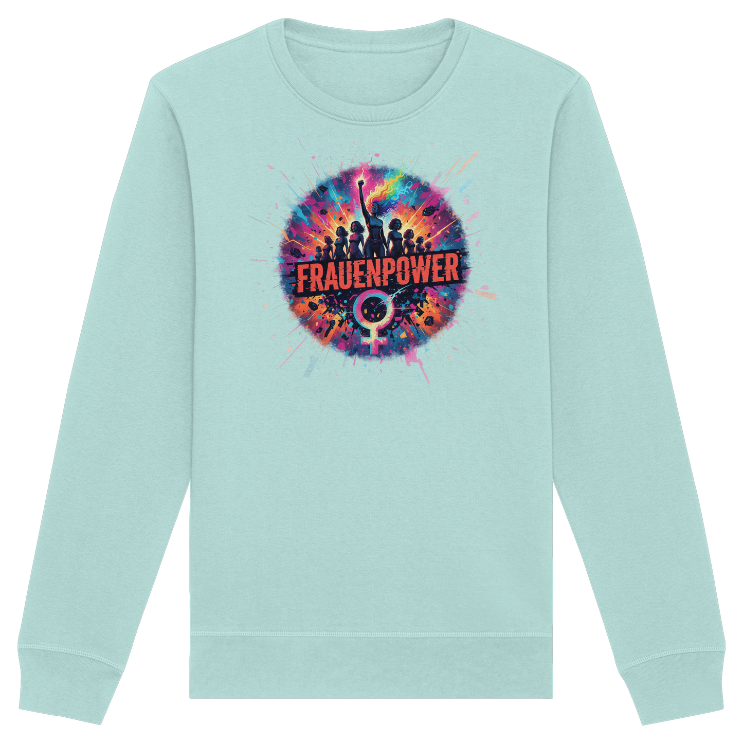 Frauenpower  - Feminismus - Organic Basic Unisex Sweatshirt