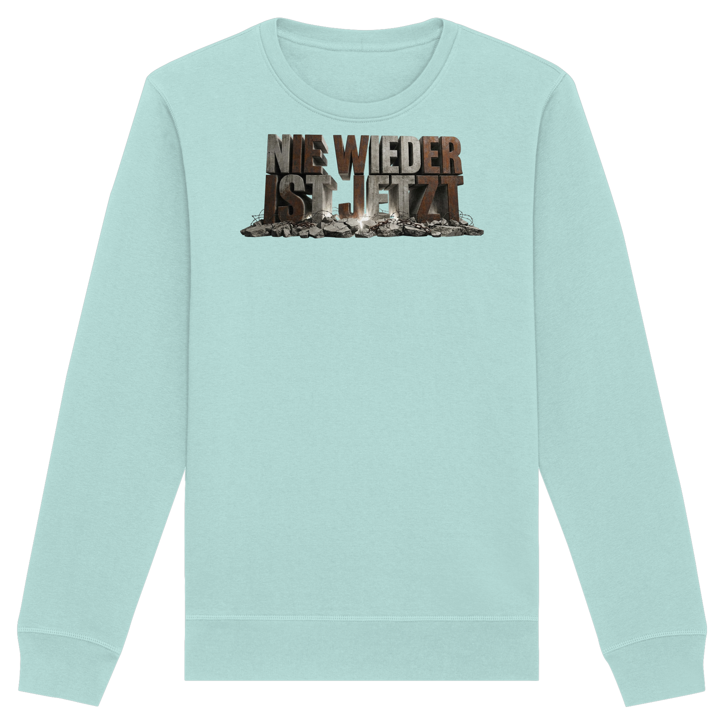 Nie wieder ist jetzt  - Demokratie  - Organic Basic Unisex Sweatshirt