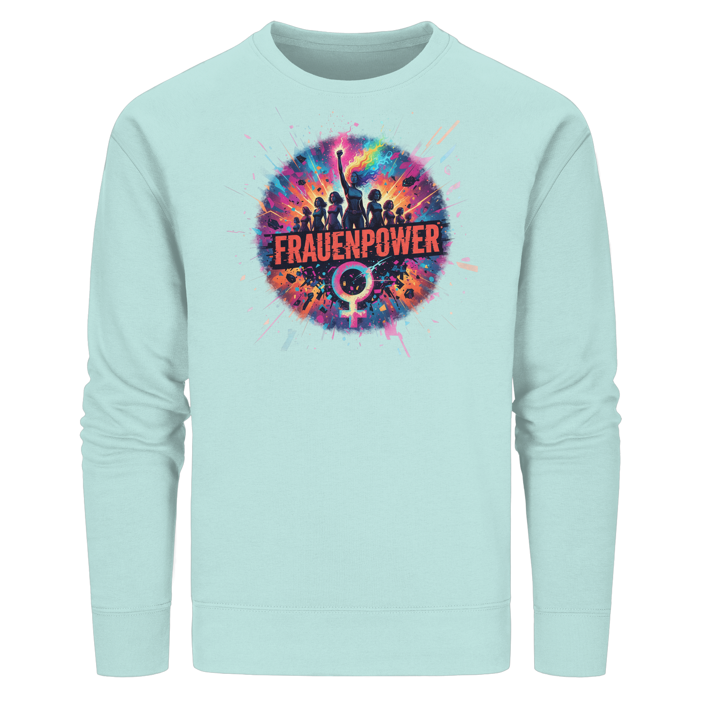 Frauenpower  - Feminismus - Organic Basic Unisex Sweatshirt