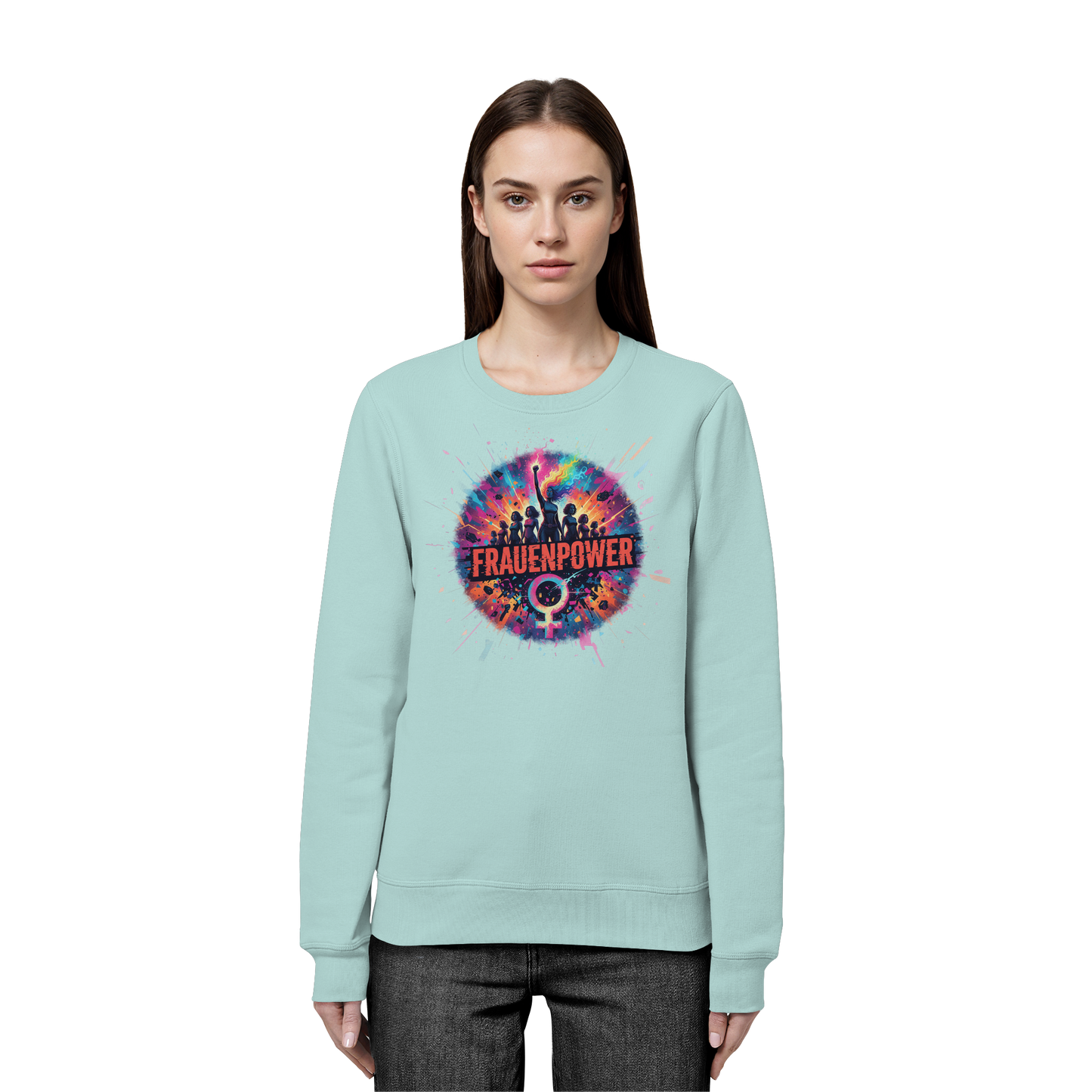 Frauenpower  - Feminismus - Organic Basic Unisex Sweatshirt