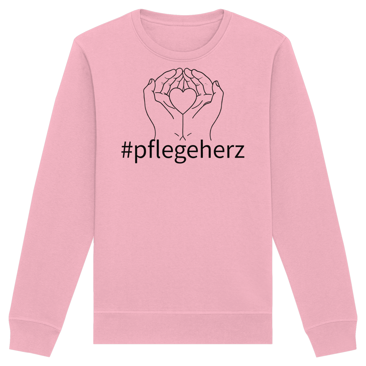 #pflegeherz - Pflegekraft - Organic Basic Unisex Sweatshirt