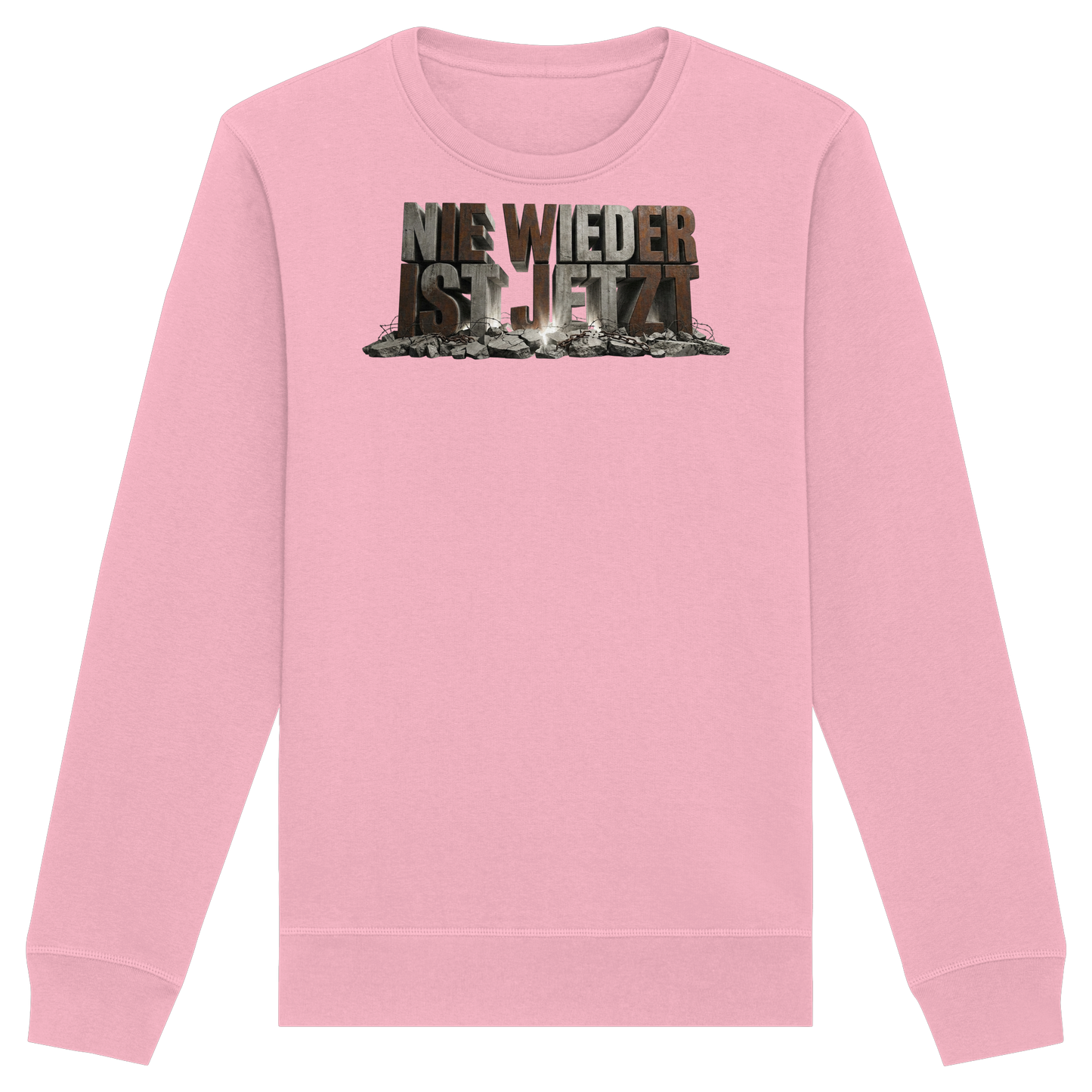 Nie wieder ist jetzt  - Demokratie  - Organic Basic Unisex Sweatshirt
