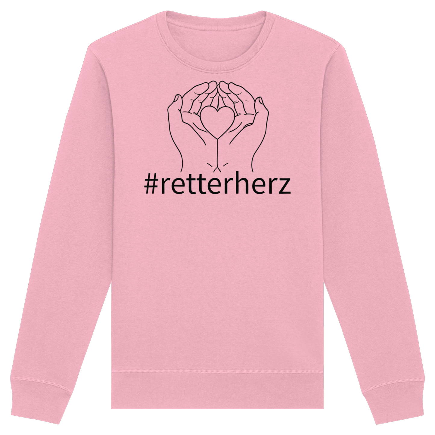 #retterherz - Rettungsdienst - Organic Basic Unisex Sweatshirt
