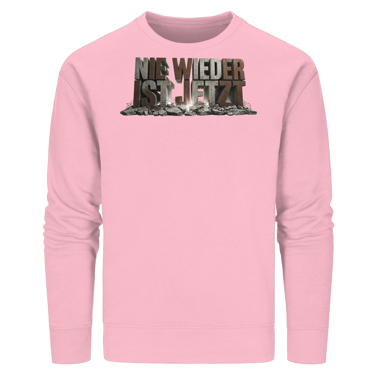 Nie wieder ist jetzt  - Demokratie  - Organic Basic Unisex Sweatshirt
