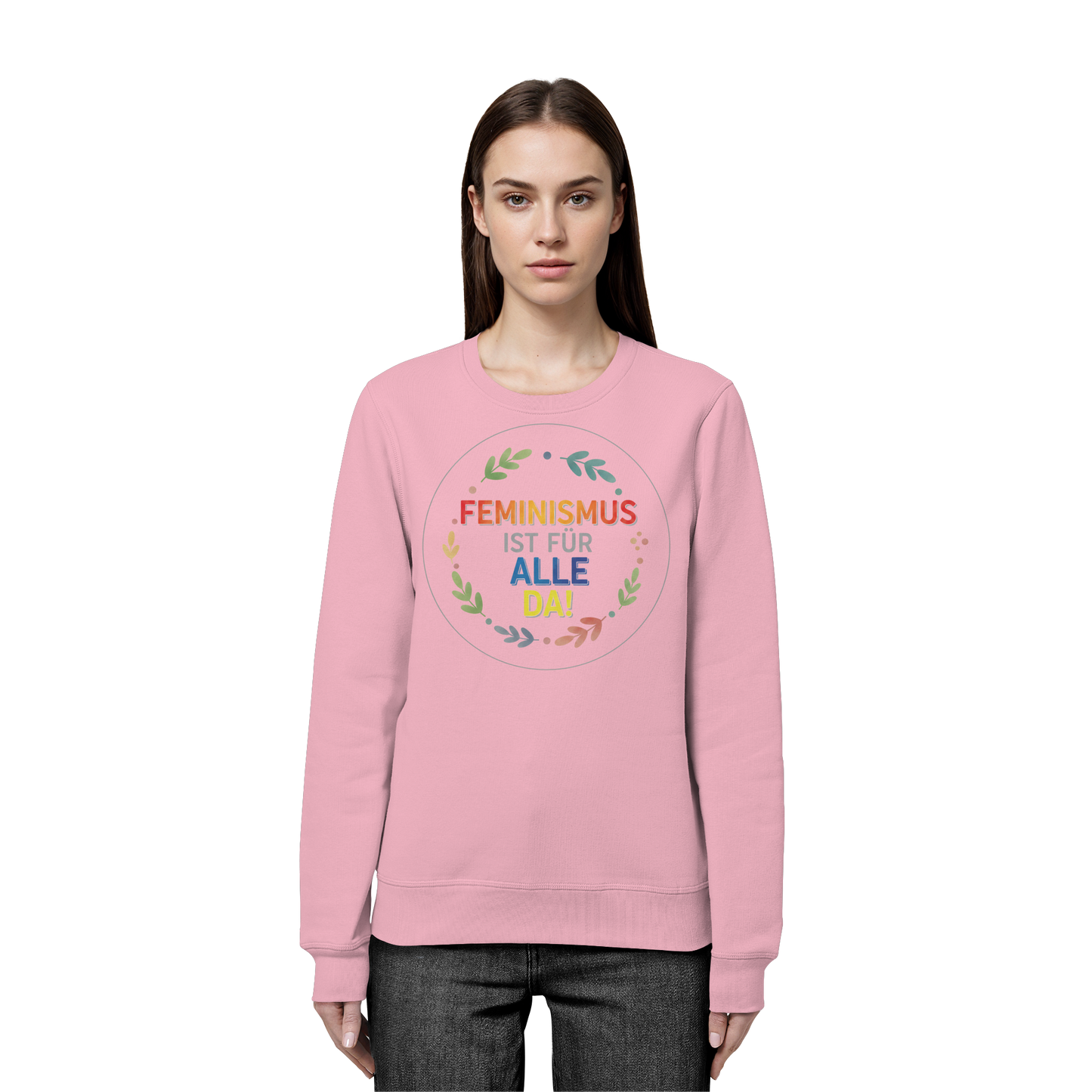 Feminismus ist für alle da - Organic Basic Unisex Sweatshirt