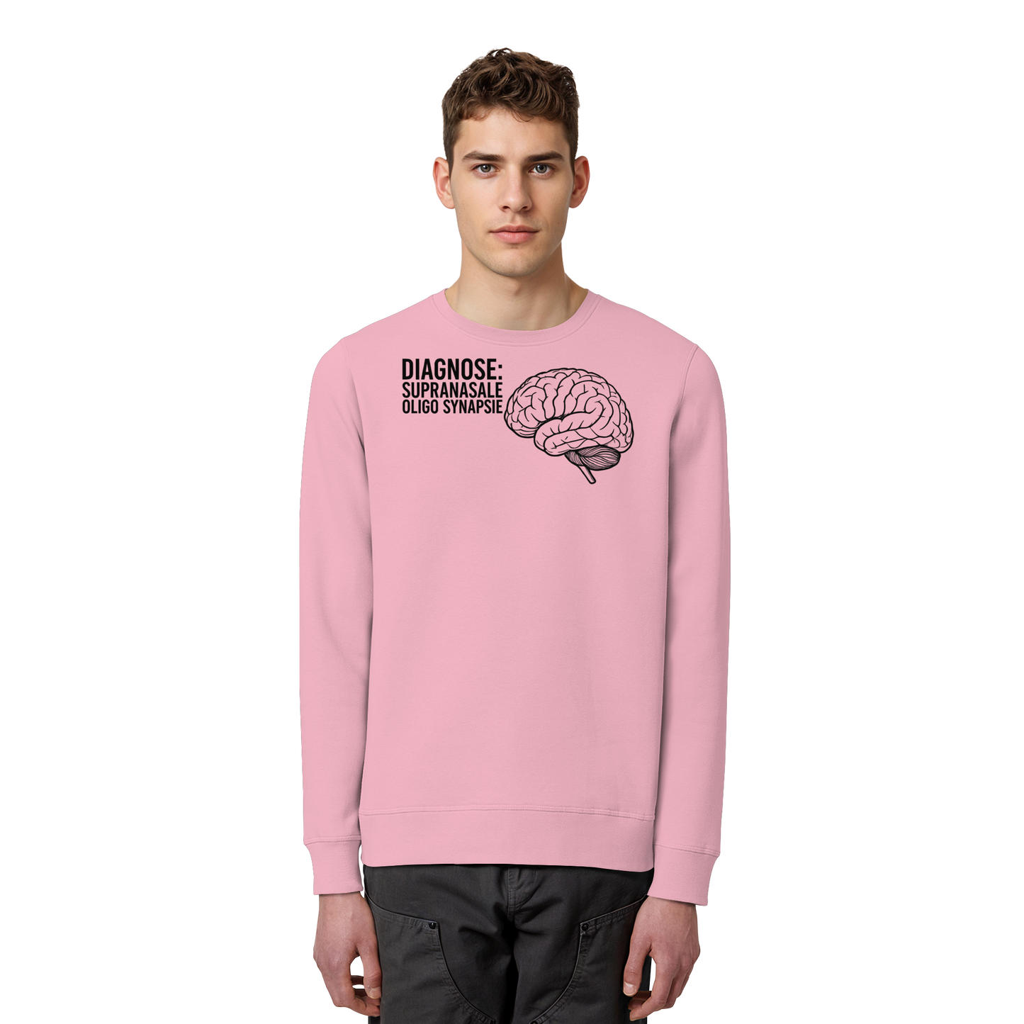 Diagnose: Supranasale Olingo Synapsie - Medizinhumor - Organic Basic Unisex Sweatshirt