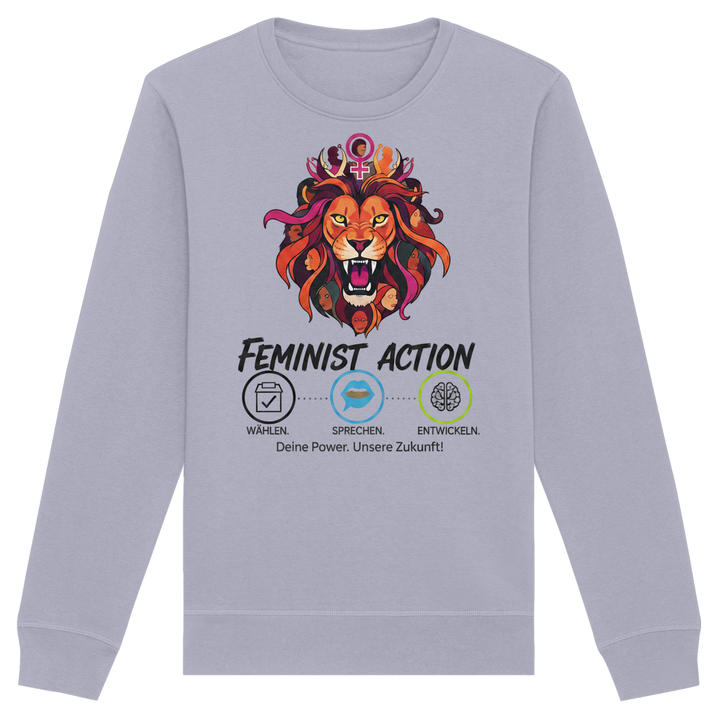 Feminist Action - Feminismus - Organic Basic Unisex Sweatshirt