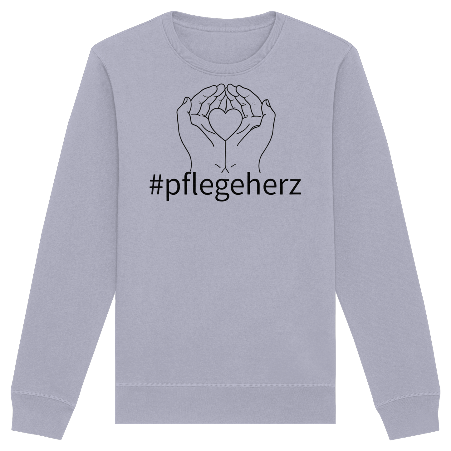 #pflegeherz - Pflegekraft - Organic Basic Unisex Sweatshirt