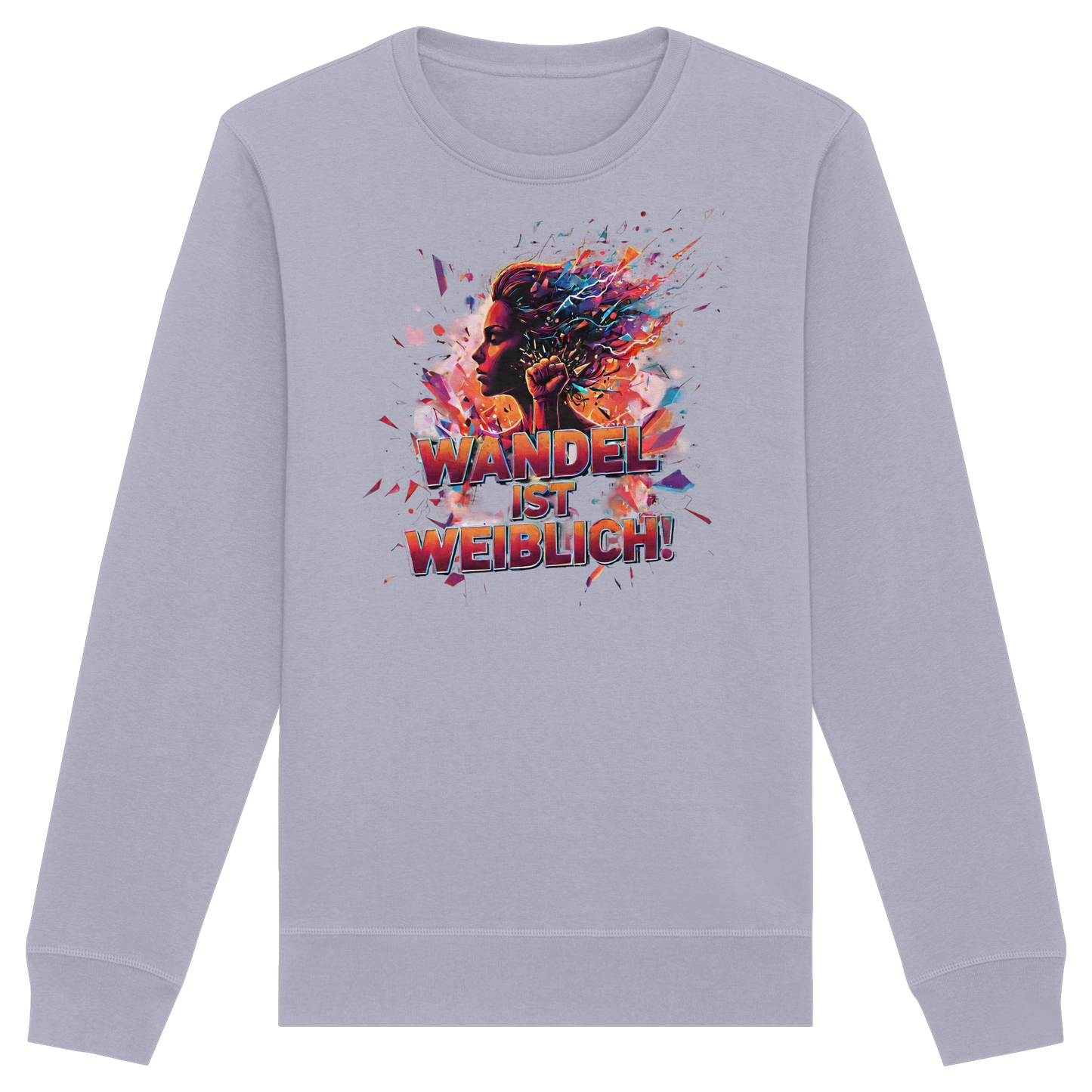 Wandel ist weiblich - Feminismus - Organic Basic Unisex Sweatshirt