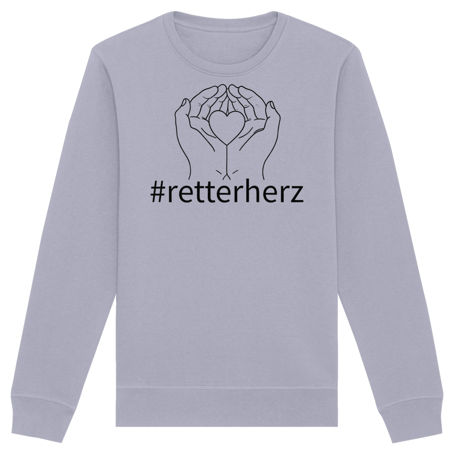 #retterherz - Rettungsdienst - Organic Basic Unisex Sweatshirt