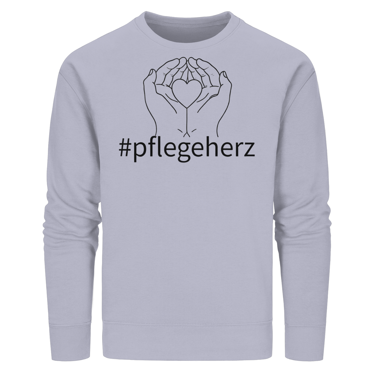 #pflegeherz - Pflegekraft - Organic Basic Unisex Sweatshirt