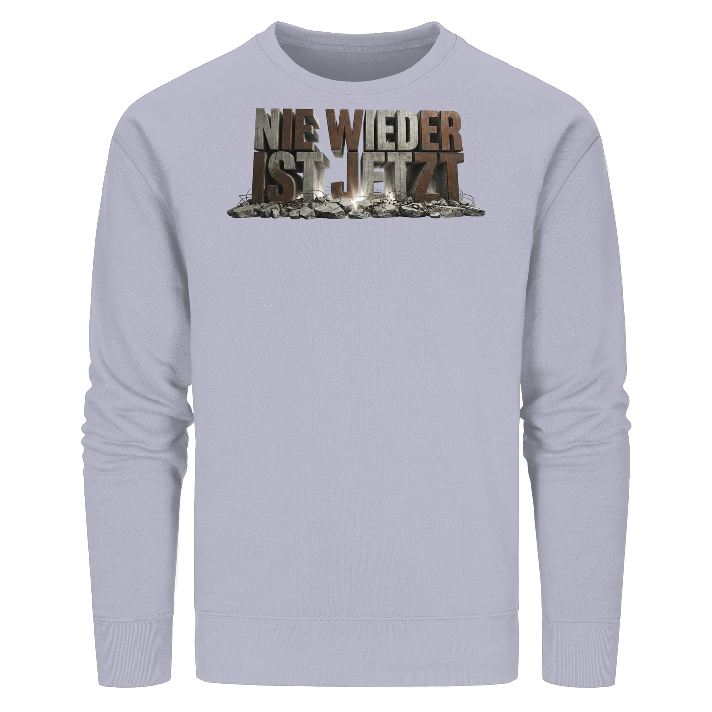 Nie wieder ist jetzt  - Demokratie  - Organic Basic Unisex Sweatshirt