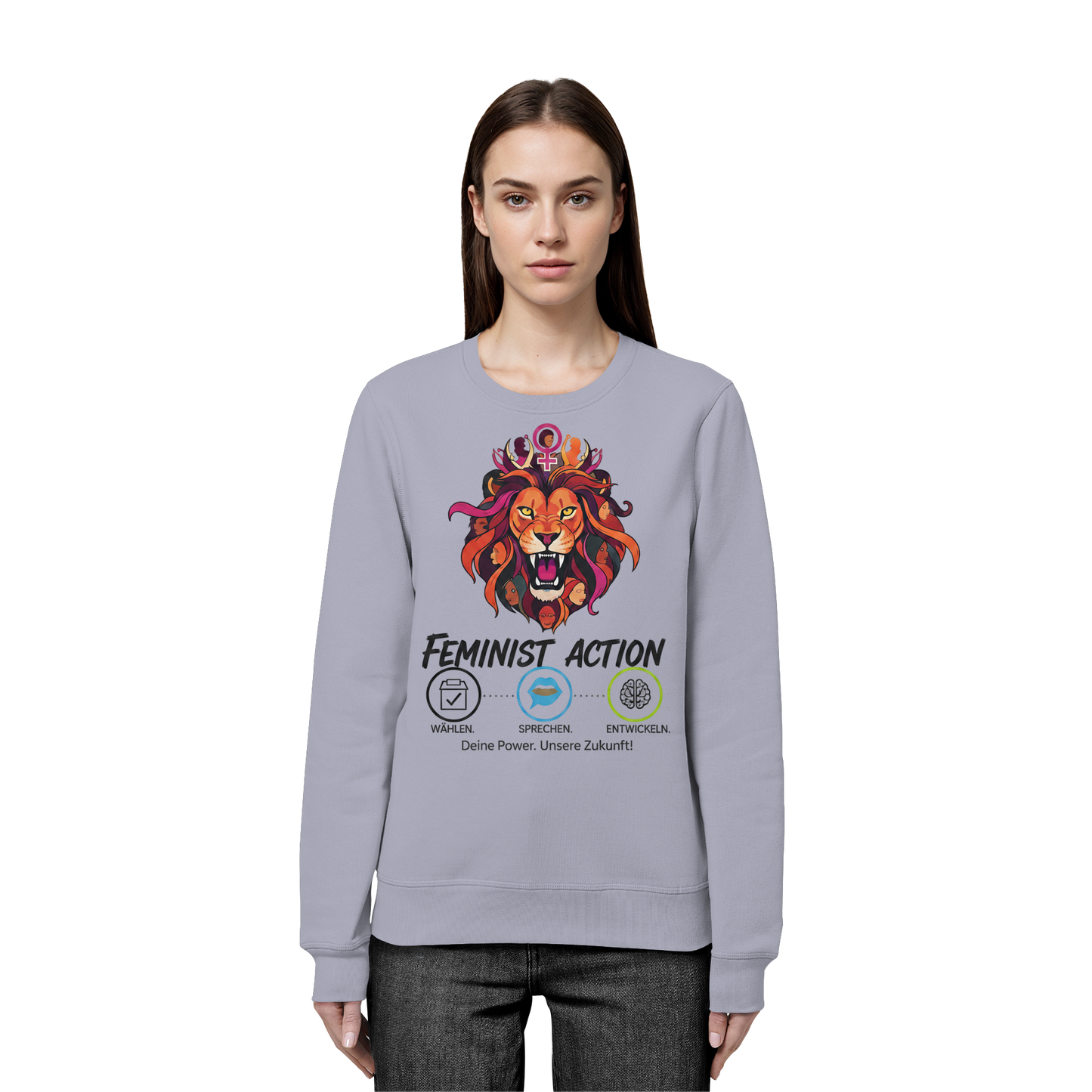 Feminist Action - Feminismus - Organic Basic Unisex Sweatshirt