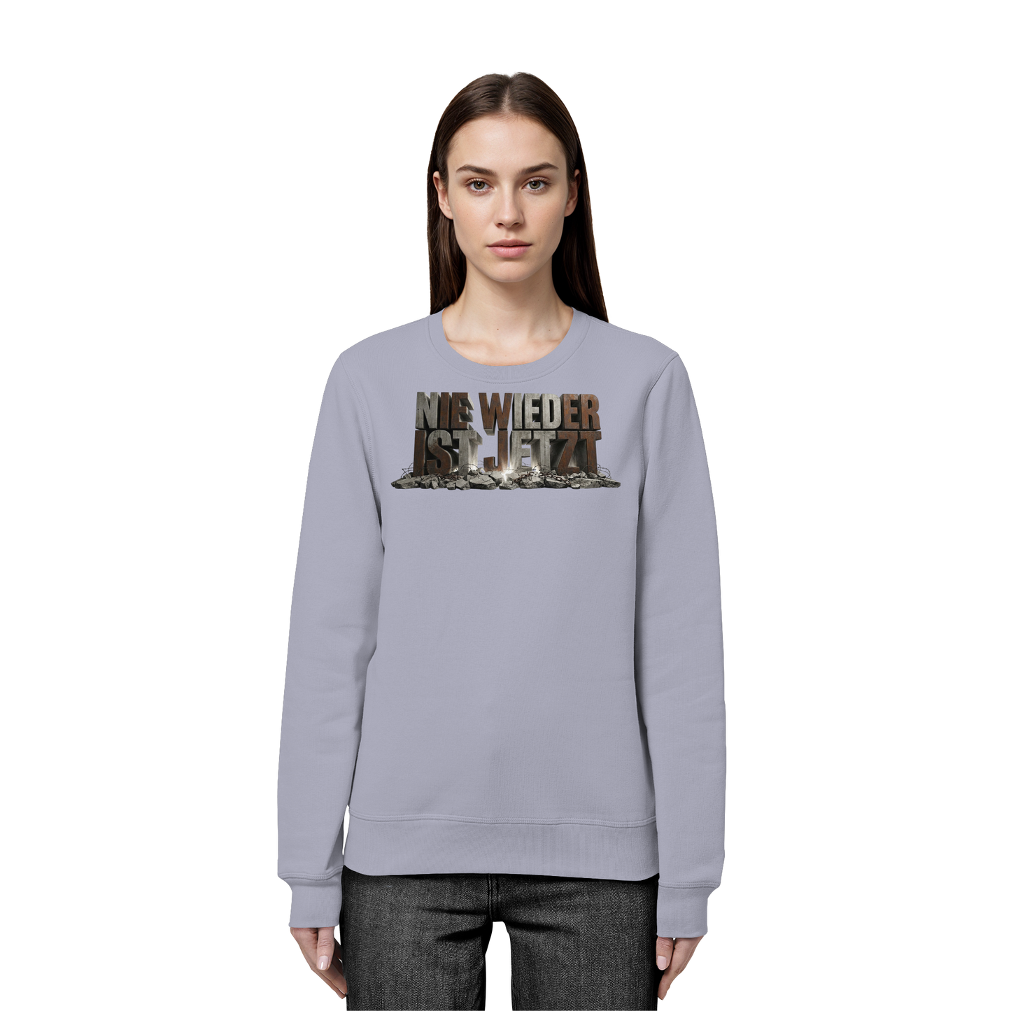 Nie wieder ist jetzt  - Demokratie  - Organic Basic Unisex Sweatshirt
