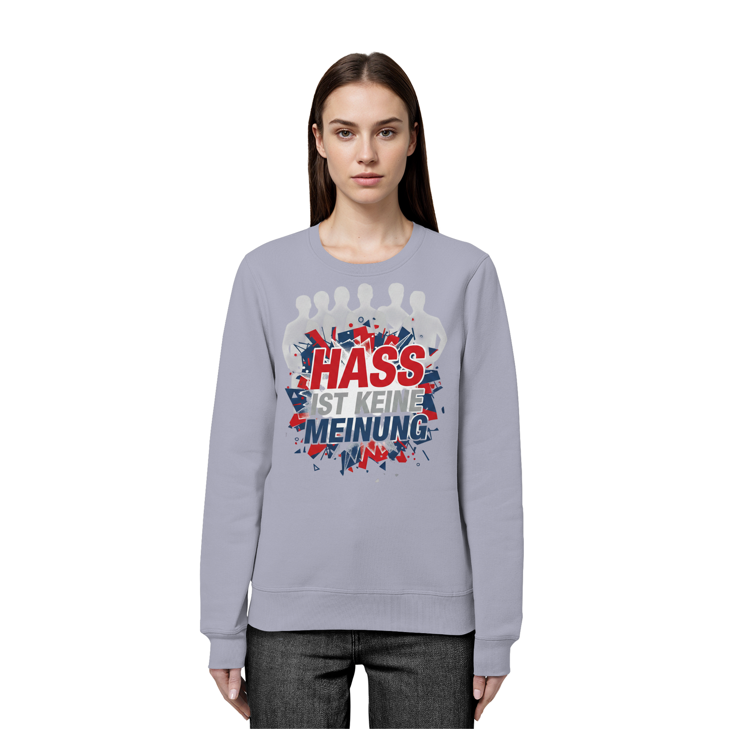 Hass ist keine Meinung  - Demokratie - Organic Basic Unisex Sweatshirt