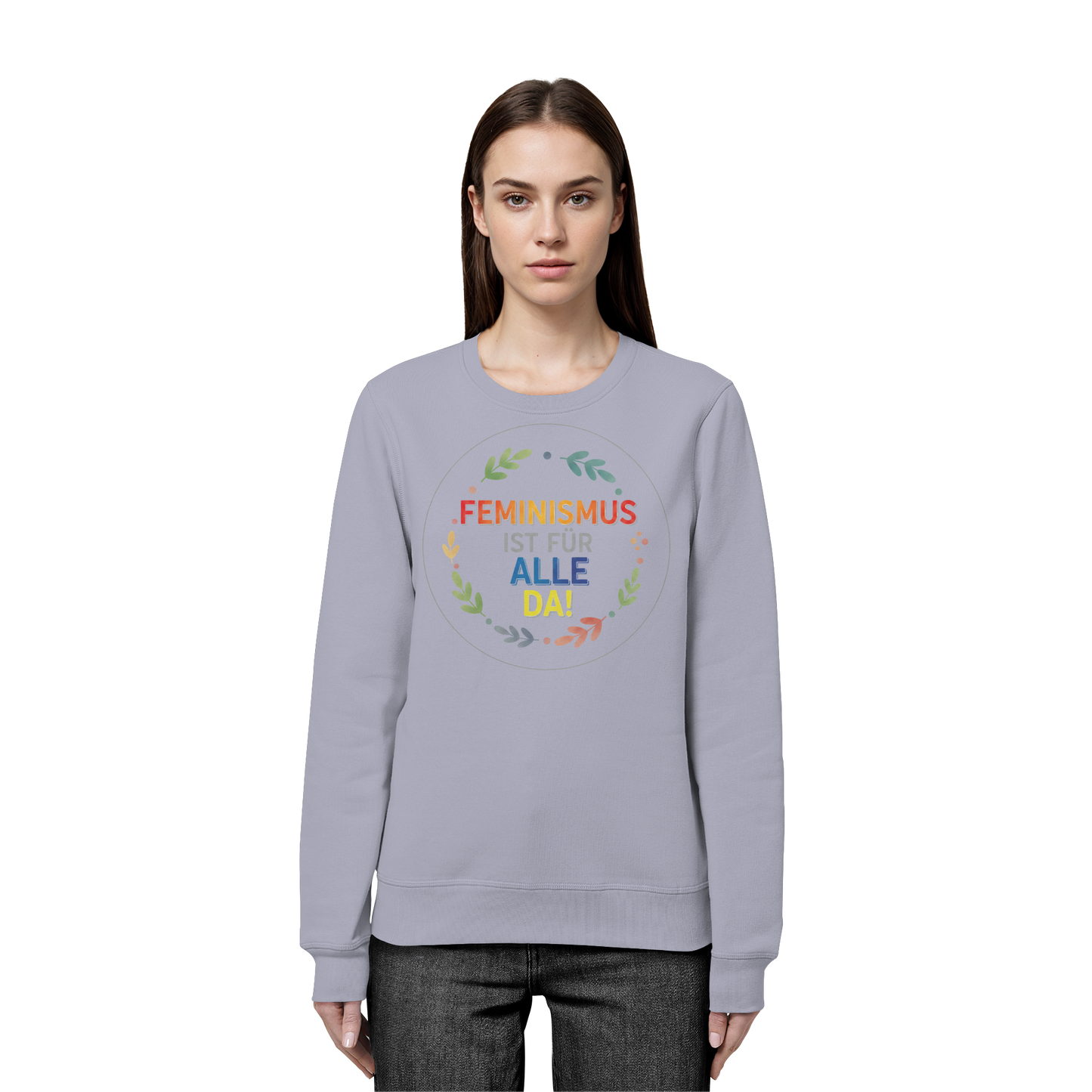Feminismus ist für alle da - Organic Basic Unisex Sweatshirt