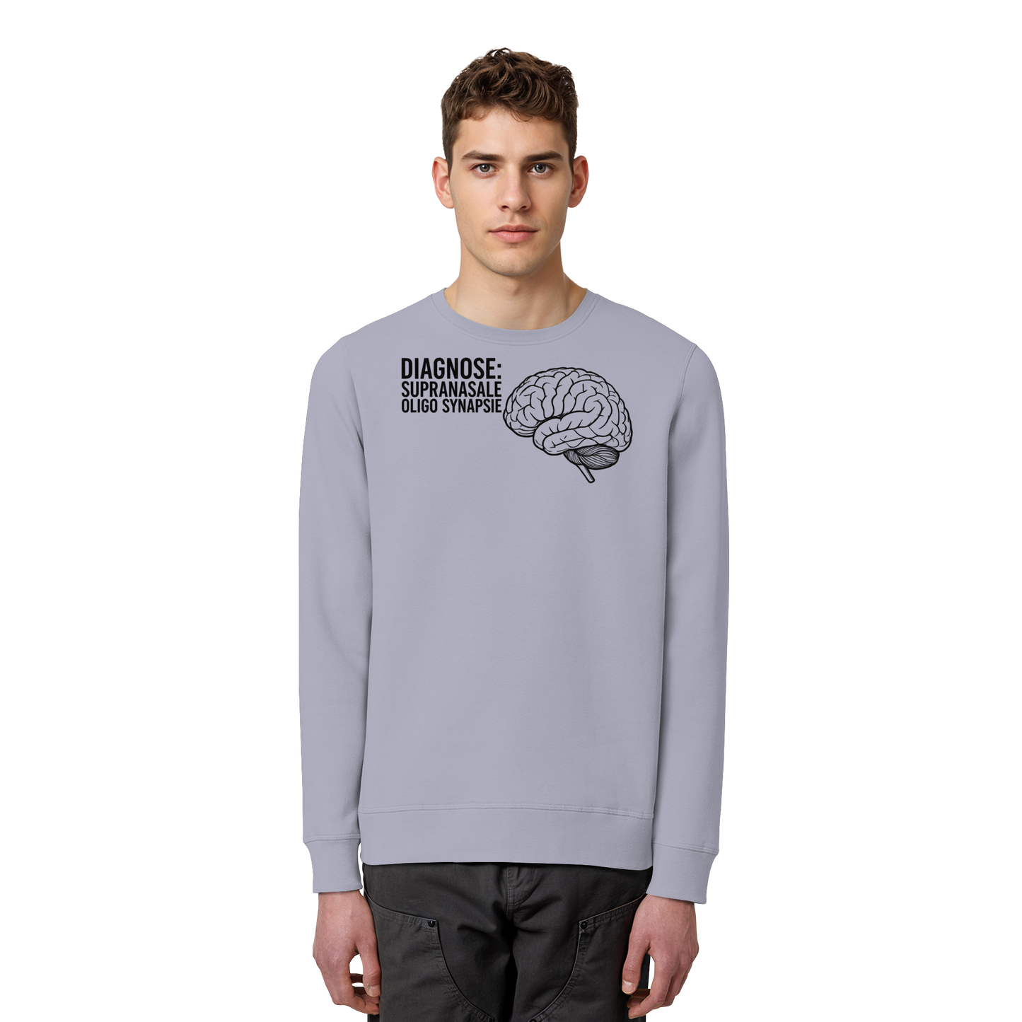 Diagnose: Supranasale Olingo Synapsie - Medizinhumor - Organic Basic Unisex Sweatshirt