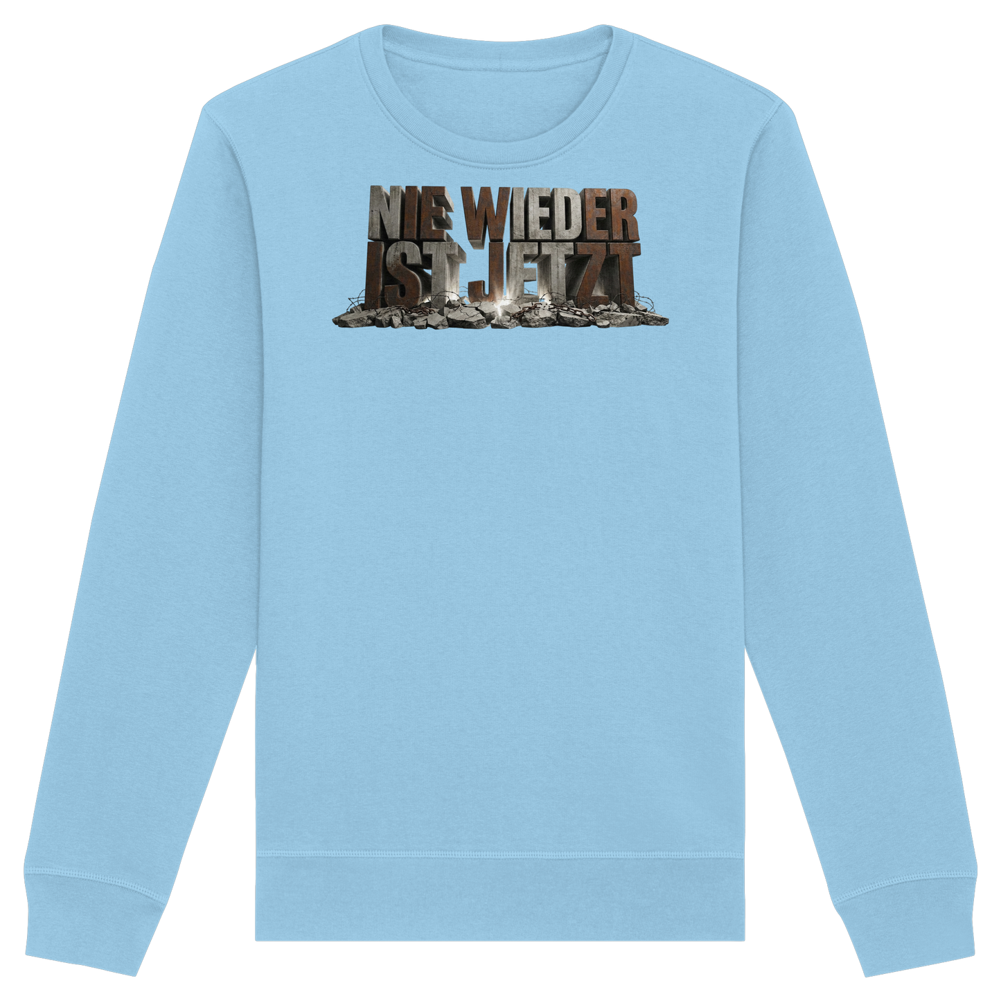 Nie wieder ist jetzt  - Demokratie  - Organic Basic Unisex Sweatshirt