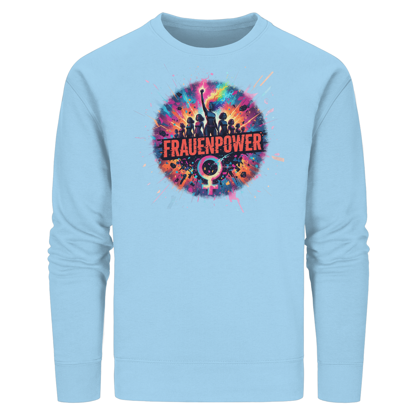 Frauenpower  - Feminismus - Organic Basic Unisex Sweatshirt