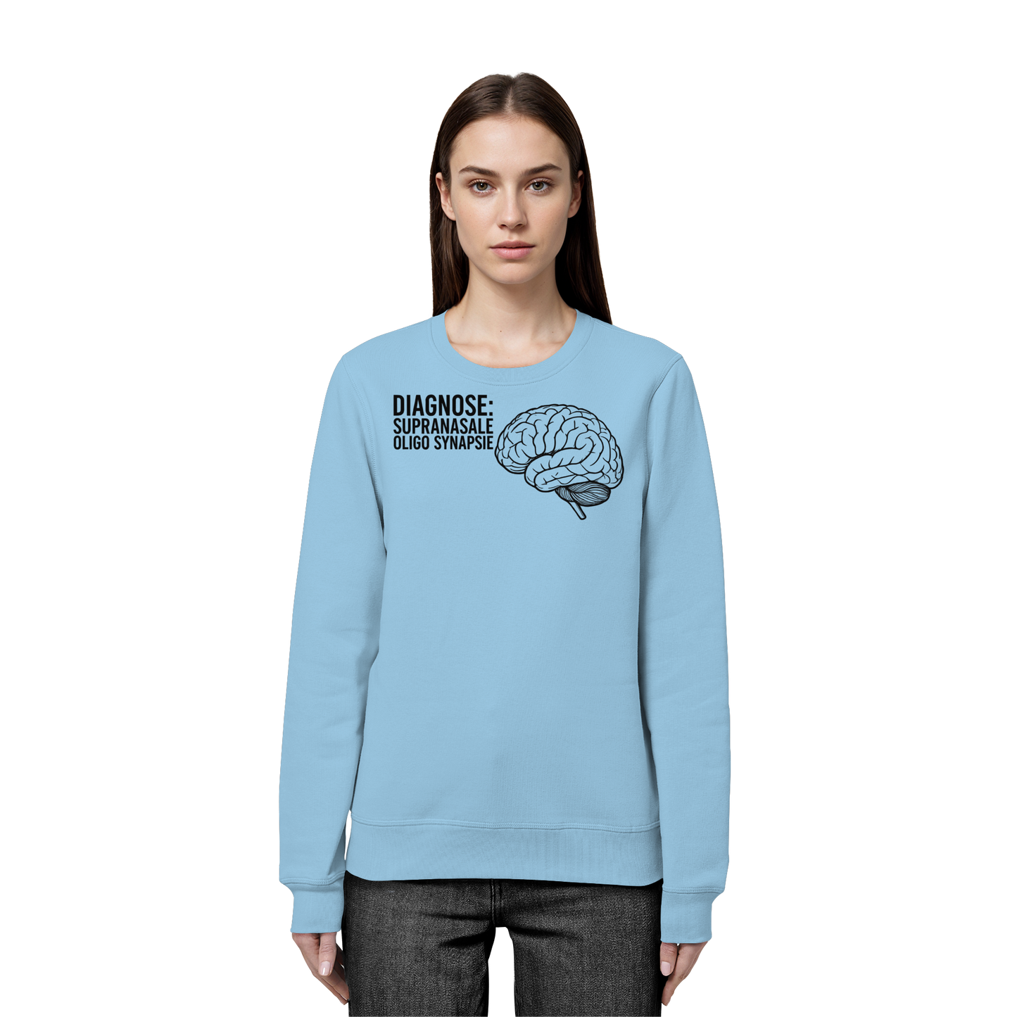 Diagnose: Supranasale Olingo Synapsie - Medizinhumor - Organic Basic Unisex Sweatshirt