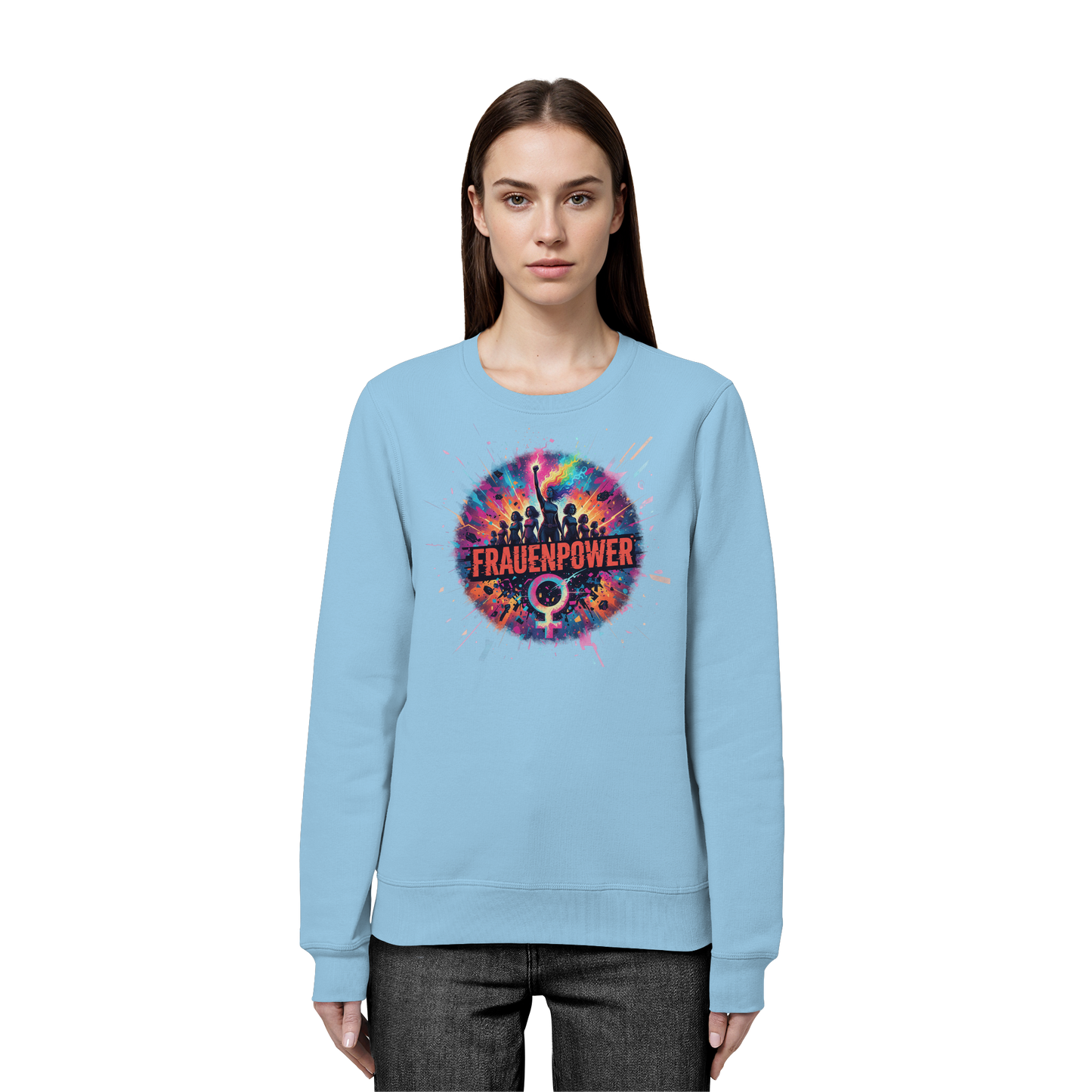Frauenpower  - Feminismus - Organic Basic Unisex Sweatshirt