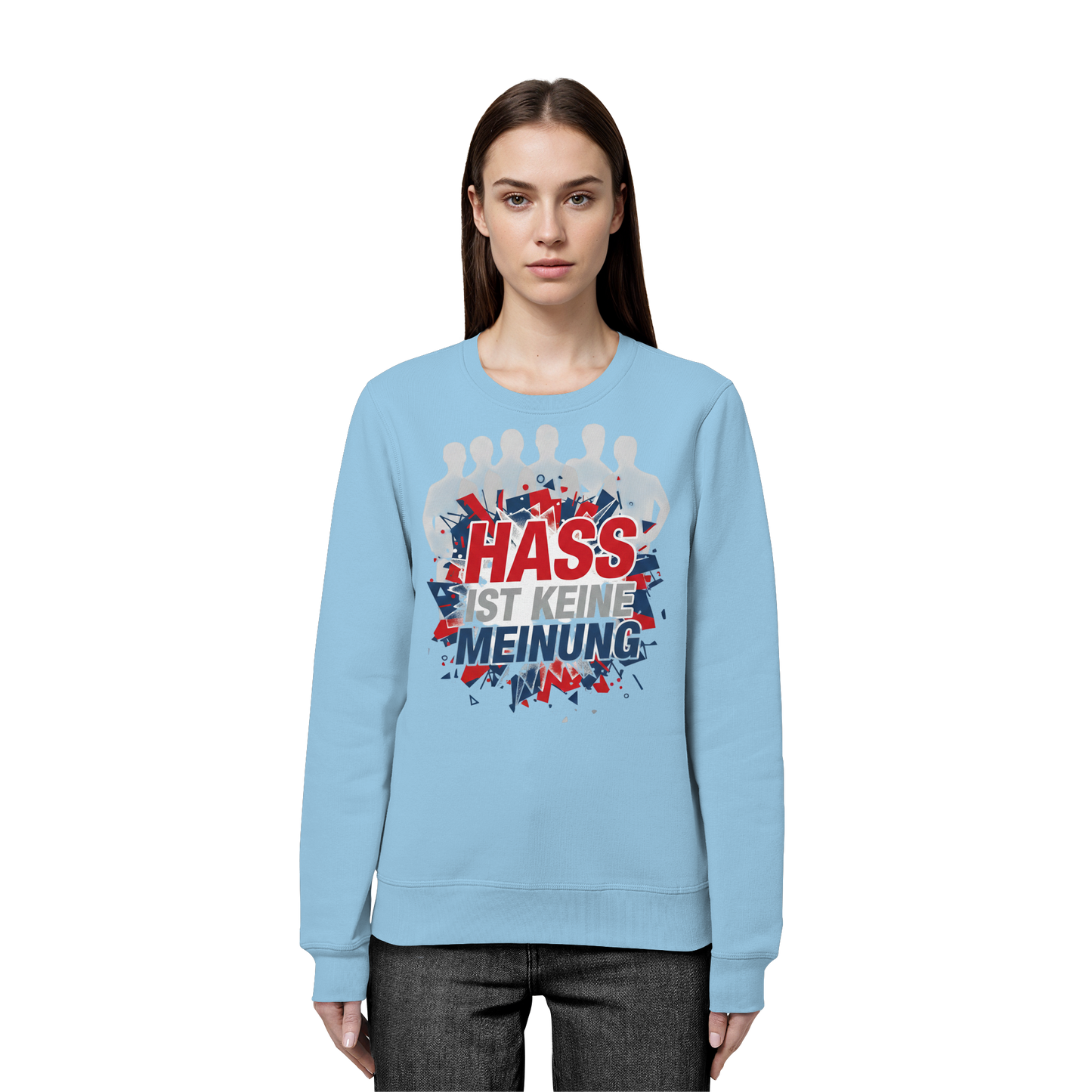 Hass ist keine Meinung  - Demokratie - Organic Basic Unisex Sweatshirt