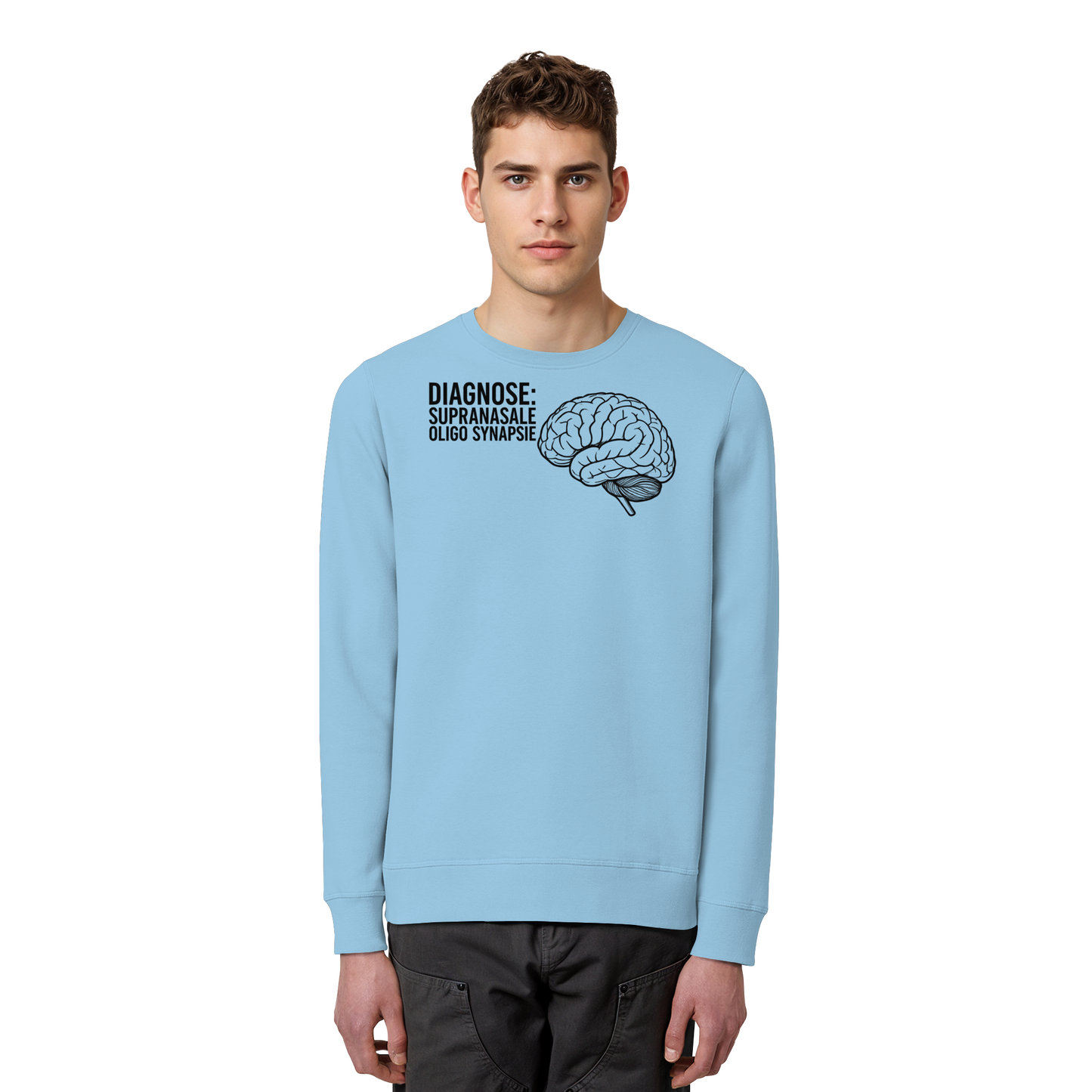 Diagnose: Supranasale Olingo Synapsie - Medizinhumor - Organic Basic Unisex Sweatshirt