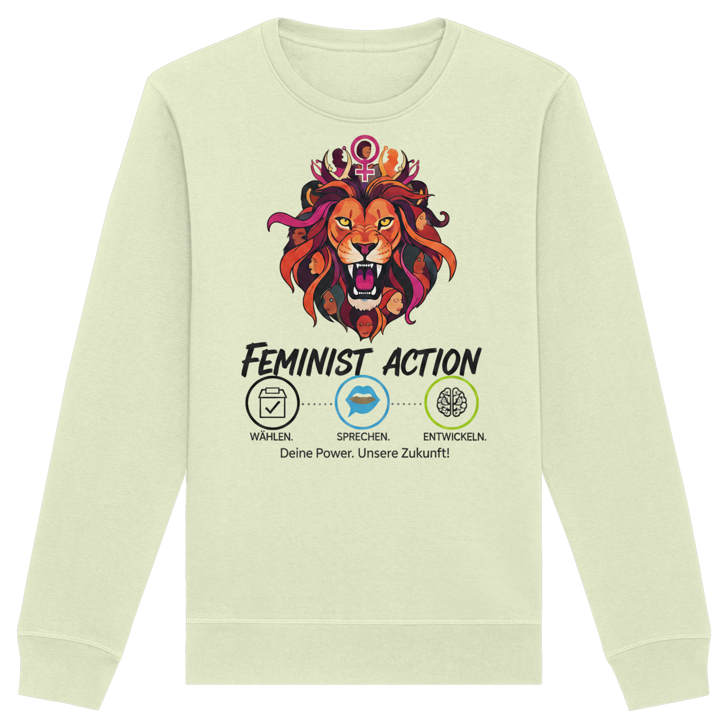 Feminist Action - Feminismus - Organic Basic Unisex Sweatshirt