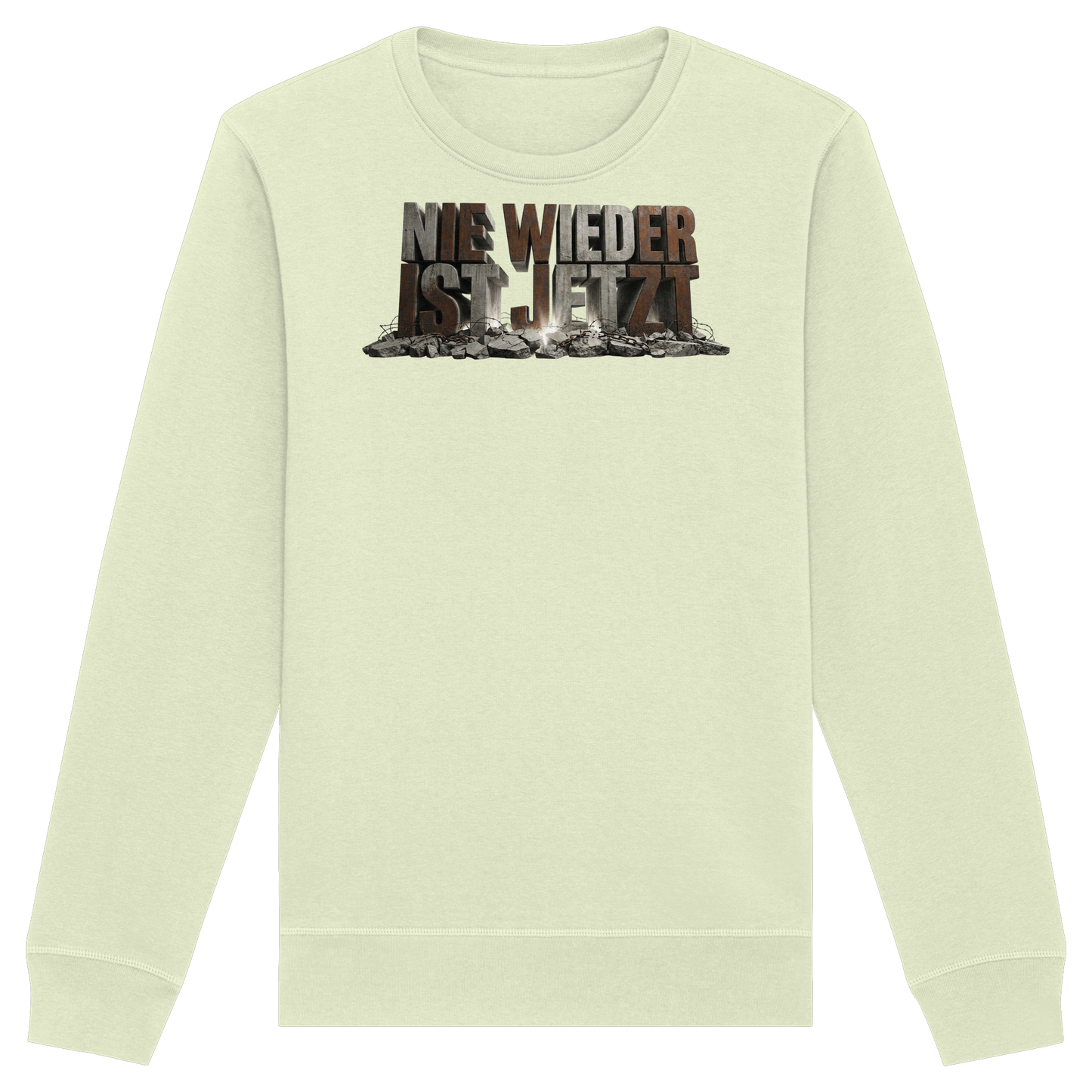 Nie wieder ist jetzt  - Demokratie  - Organic Basic Unisex Sweatshirt