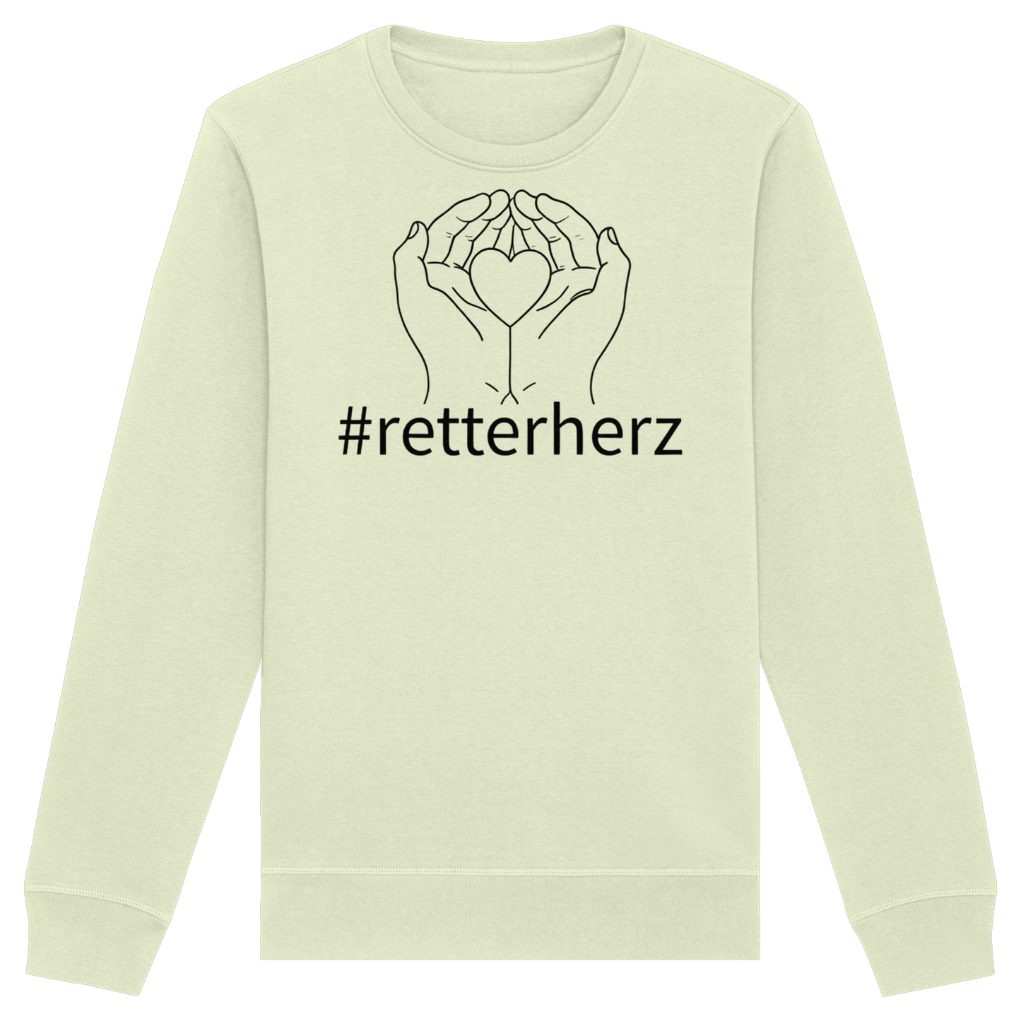 #retterherz - Rettungsdienst - Organic Basic Unisex Sweatshirt