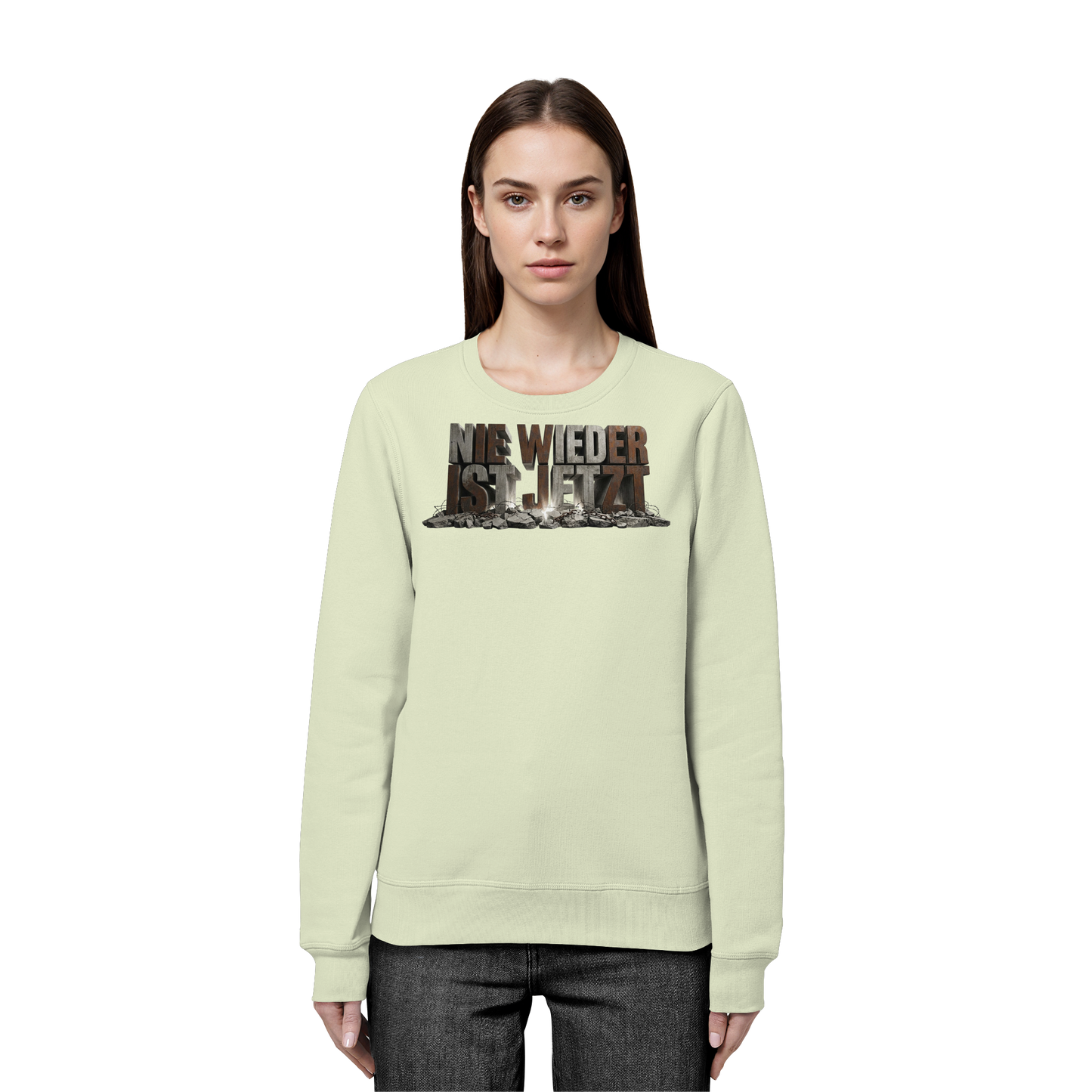 Nie wieder ist jetzt  - Demokratie  - Organic Basic Unisex Sweatshirt