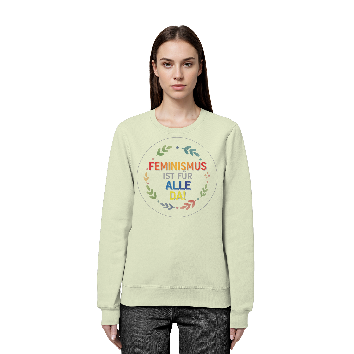 Feminismus ist für alle da - Organic Basic Unisex Sweatshirt