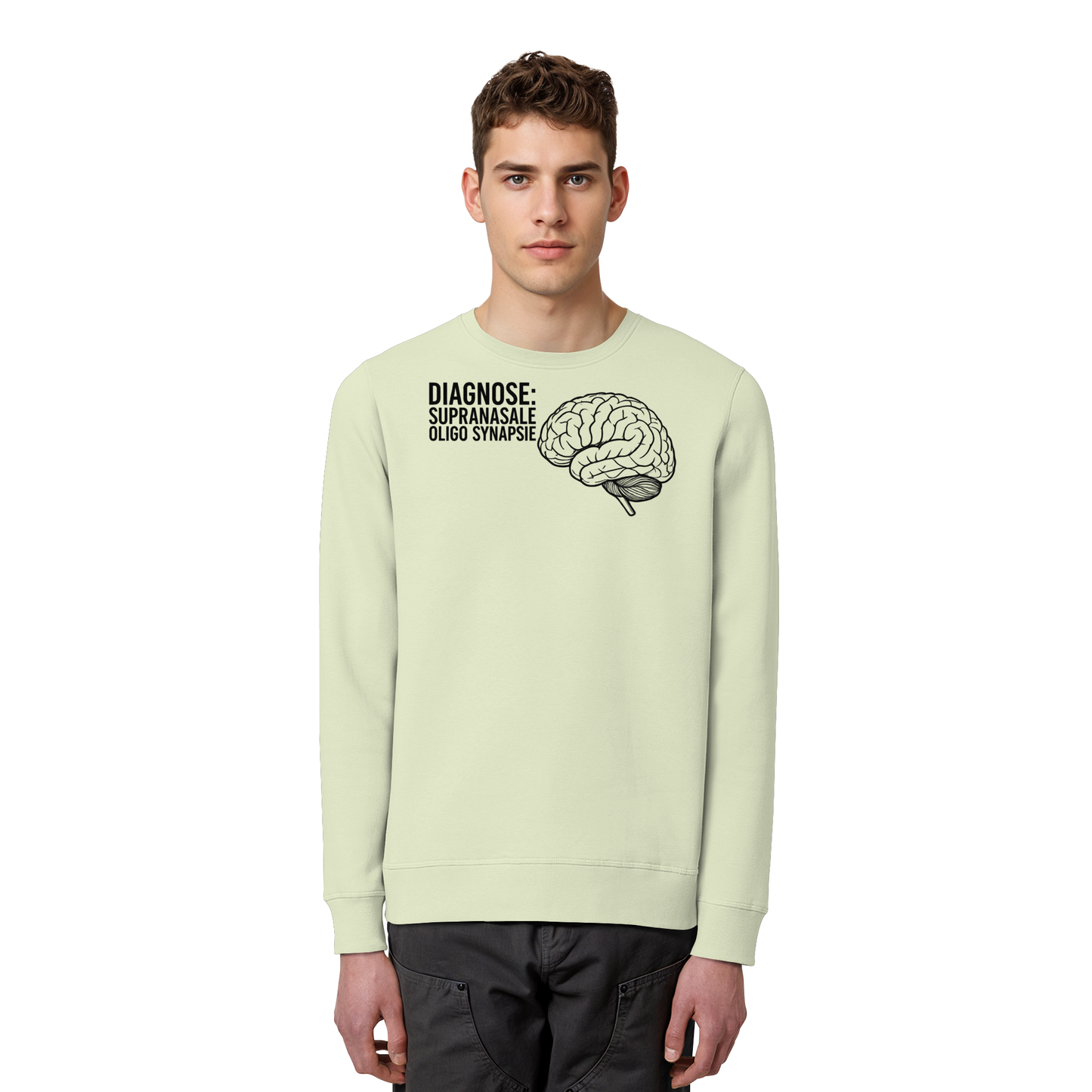 Diagnose: Supranasale Olingo Synapsie - Medizinhumor - Organic Basic Unisex Sweatshirt