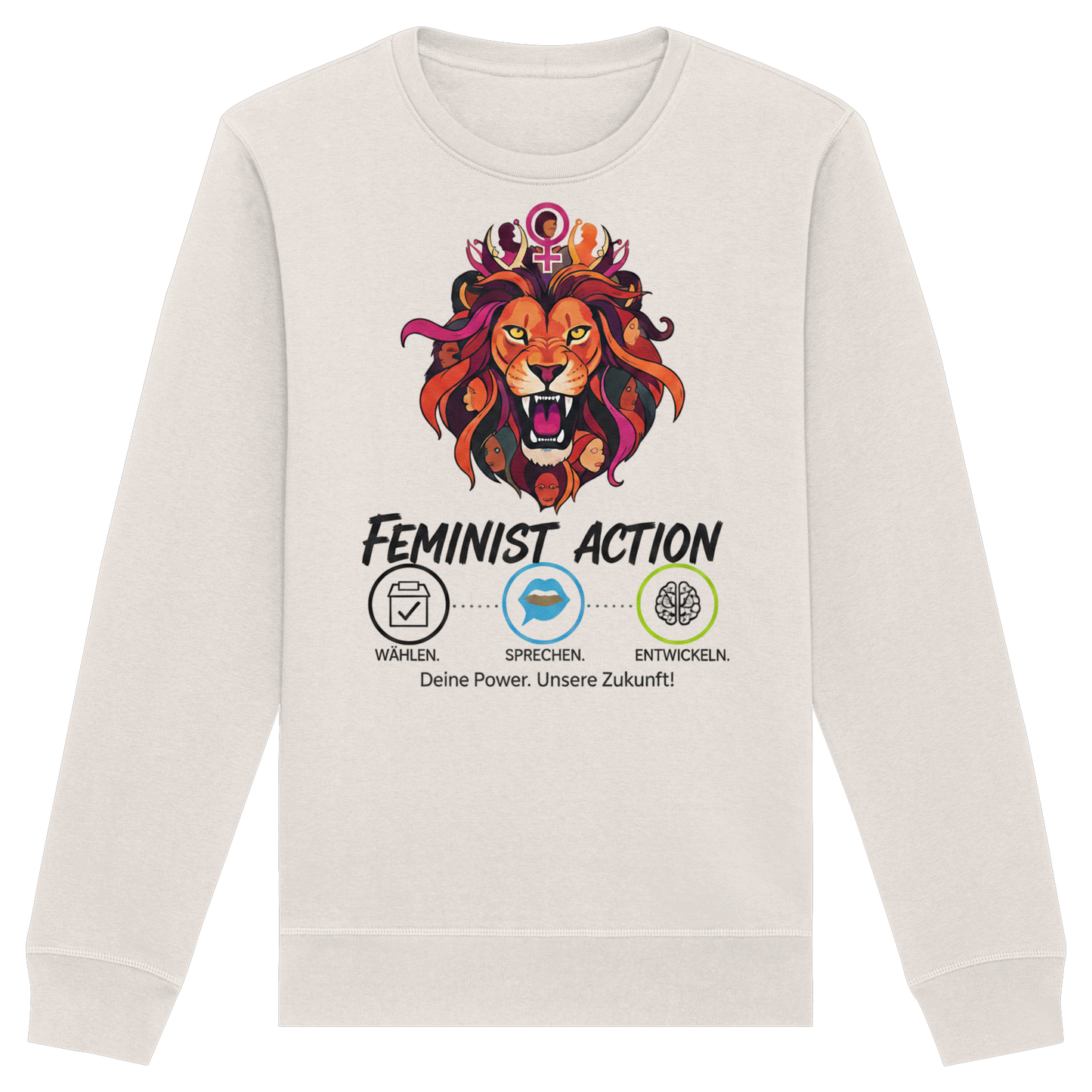 Feminist Action - Feminismus - Organic Basic Unisex Sweatshirt