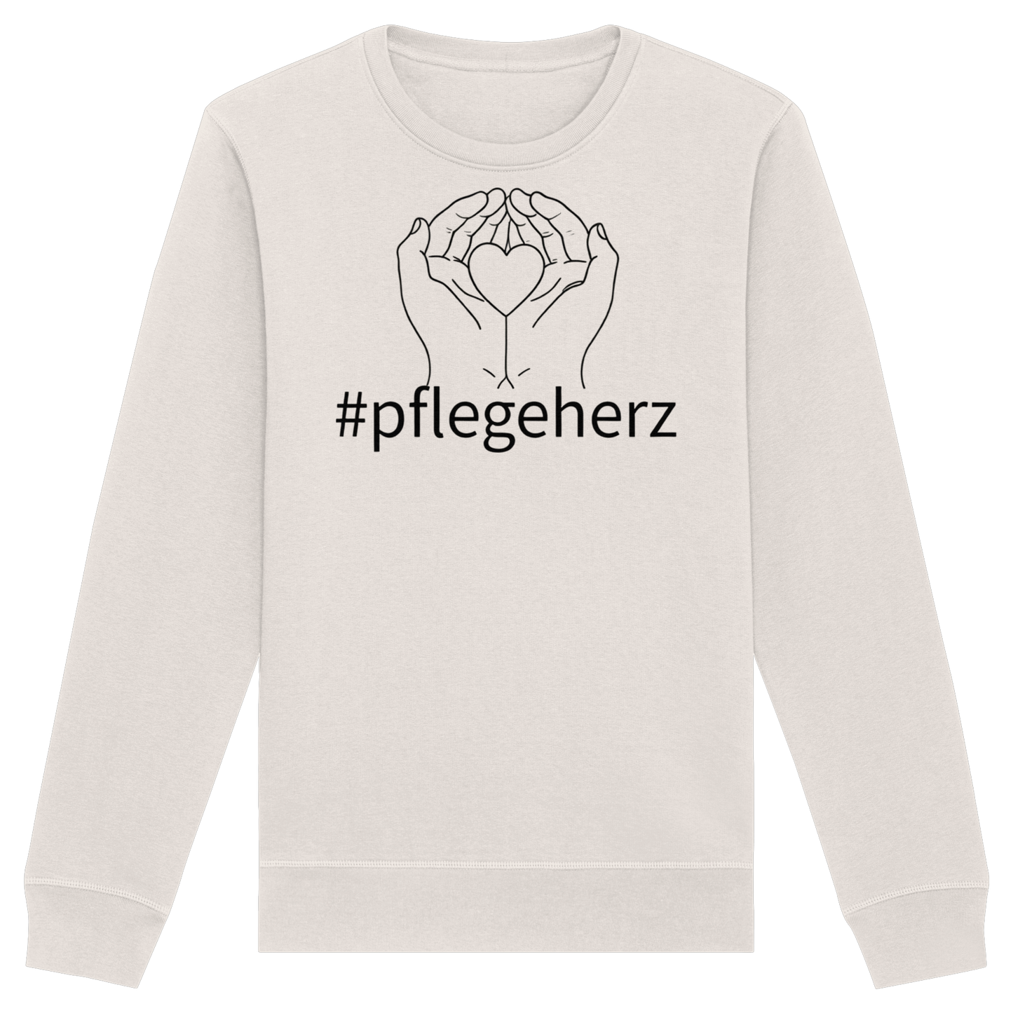 #pflegeherz - Pflegekraft - Organic Basic Unisex Sweatshirt