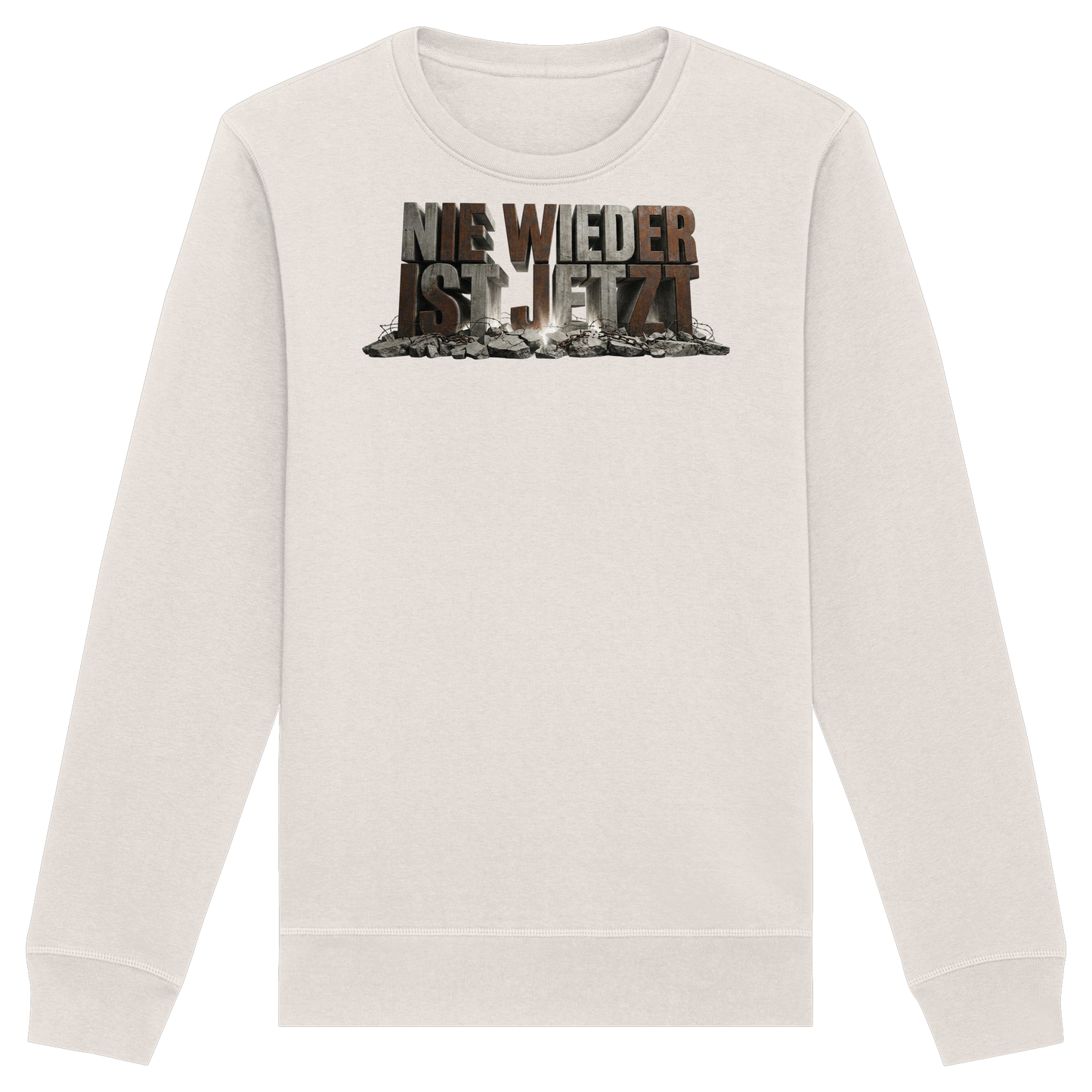 Nie wieder ist jetzt  - Demokratie  - Organic Basic Unisex Sweatshirt