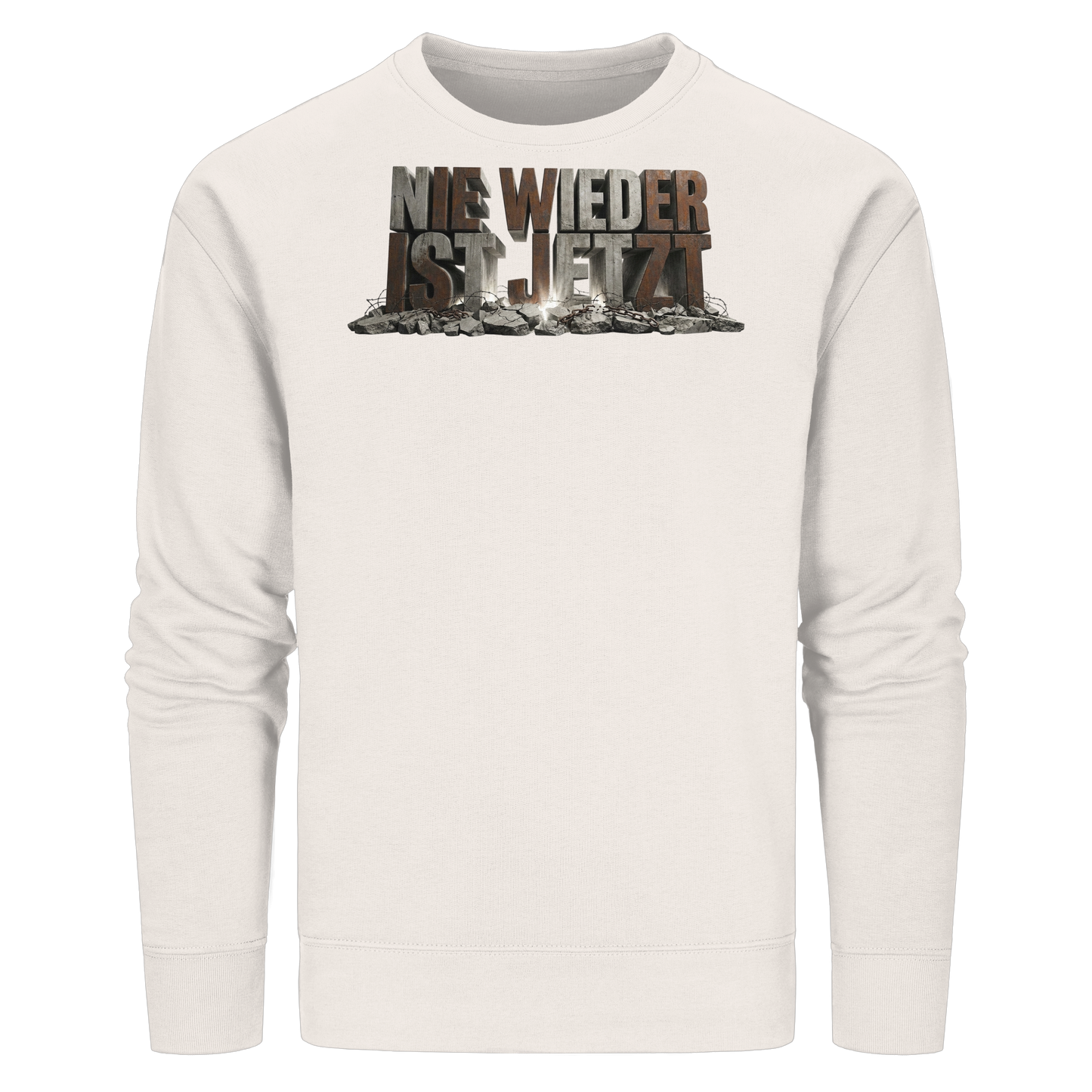 Nie wieder ist jetzt  - Demokratie  - Organic Basic Unisex Sweatshirt