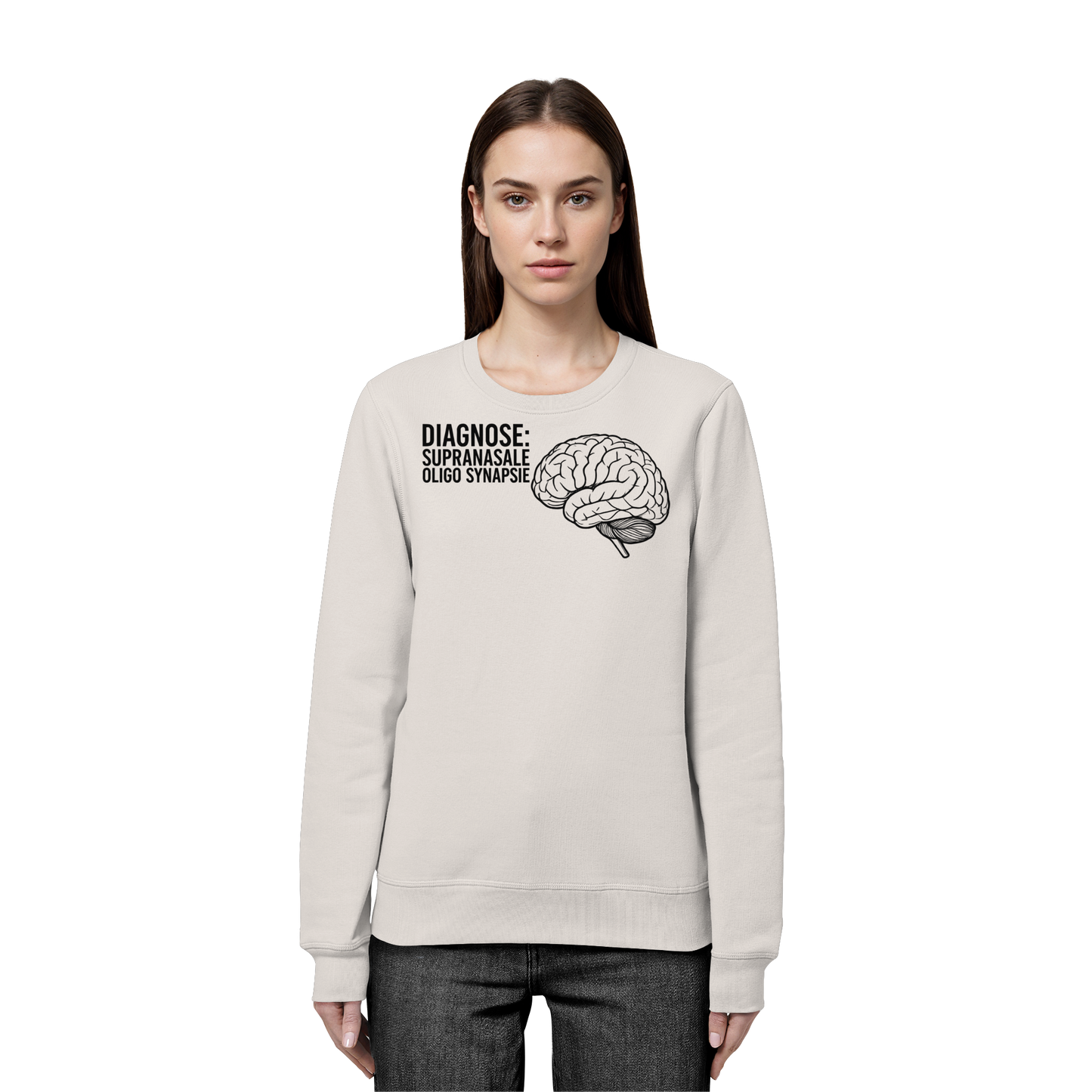 Diagnose: Supranasale Olingo Synapsie - Medizinhumor - Organic Basic Unisex Sweatshirt