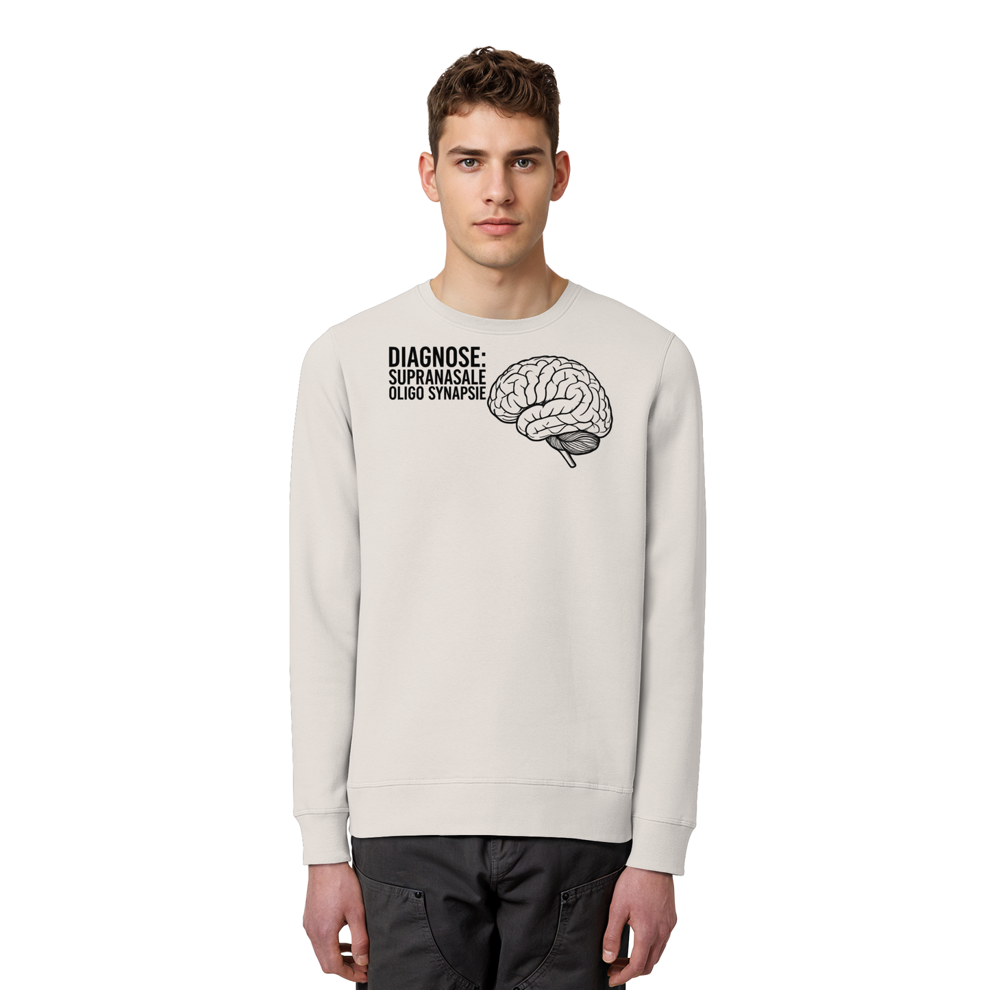 Diagnose: Supranasale Olingo Synapsie - Medizinhumor - Organic Basic Unisex Sweatshirt