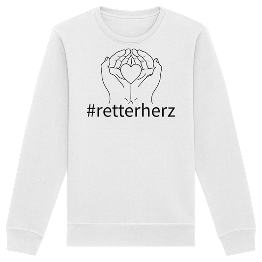 #retterherz - Rettungsdienst - Organic Basic Unisex Sweatshirt