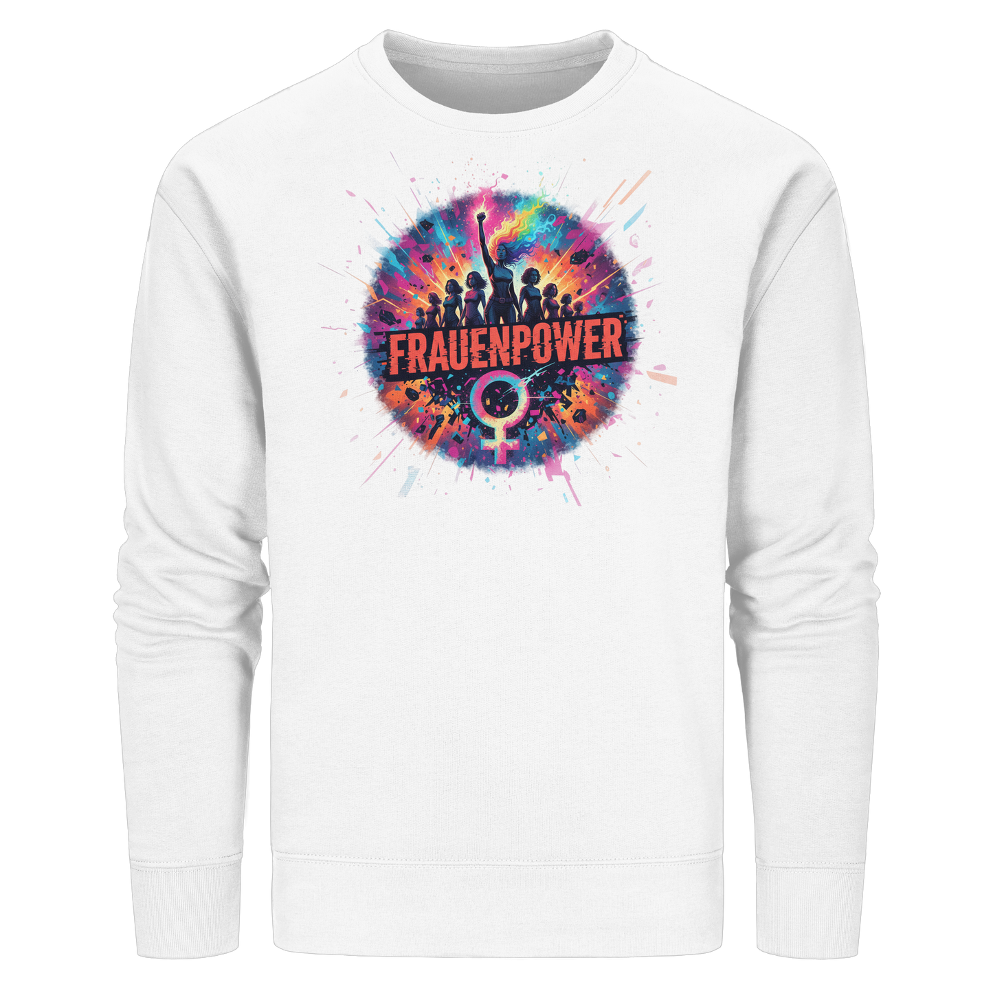 Frauenpower  - Feminismus - Organic Basic Unisex Sweatshirt