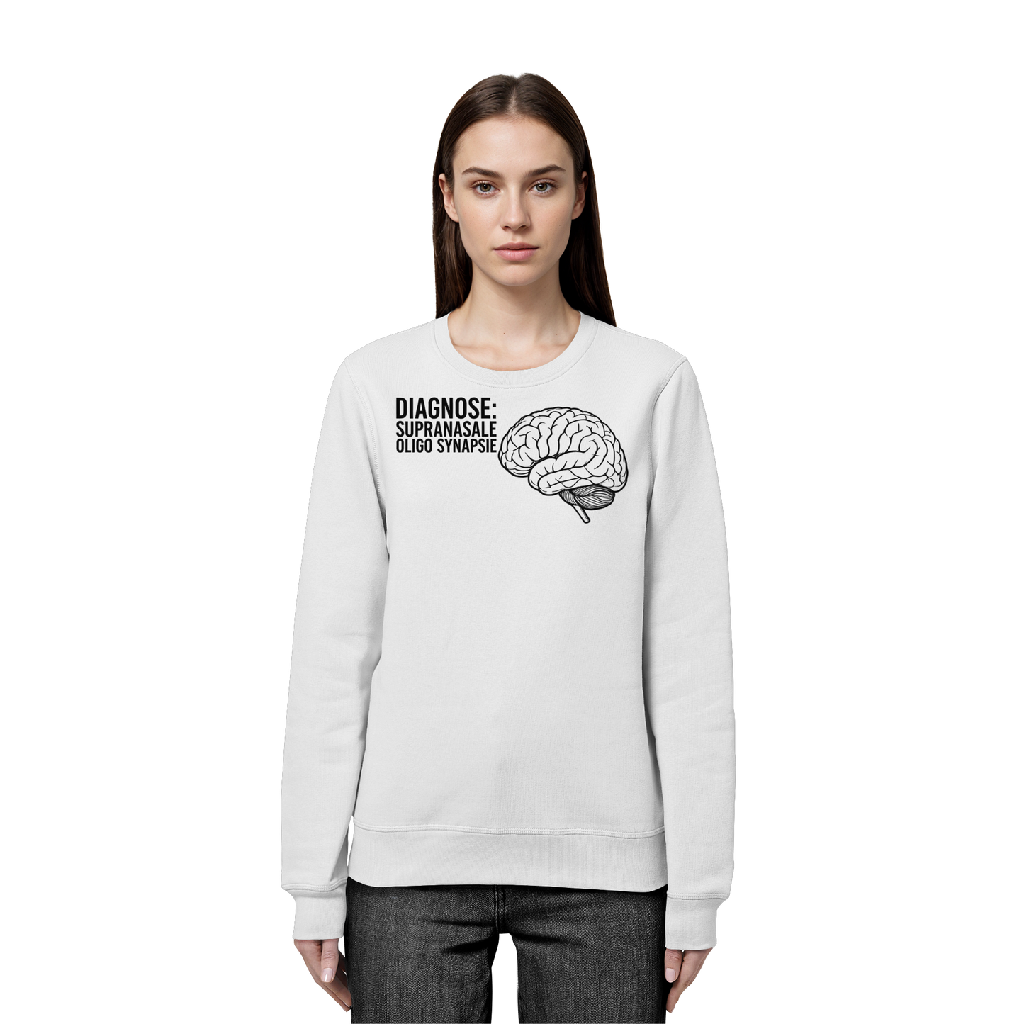 Diagnose: Supranasale Olingo Synapsie - Medizinhumor - Organic Basic Unisex Sweatshirt