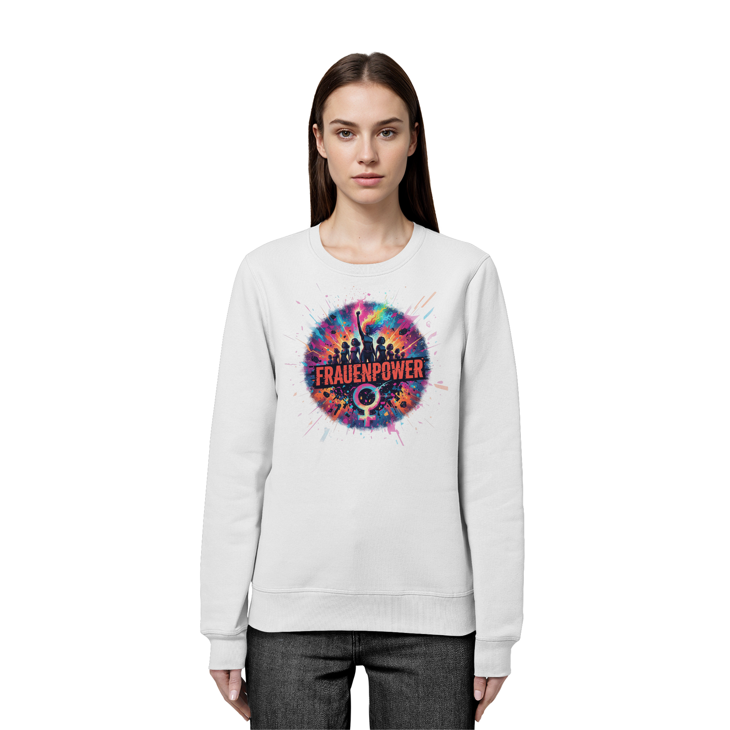 Frauenpower  - Feminismus - Organic Basic Unisex Sweatshirt