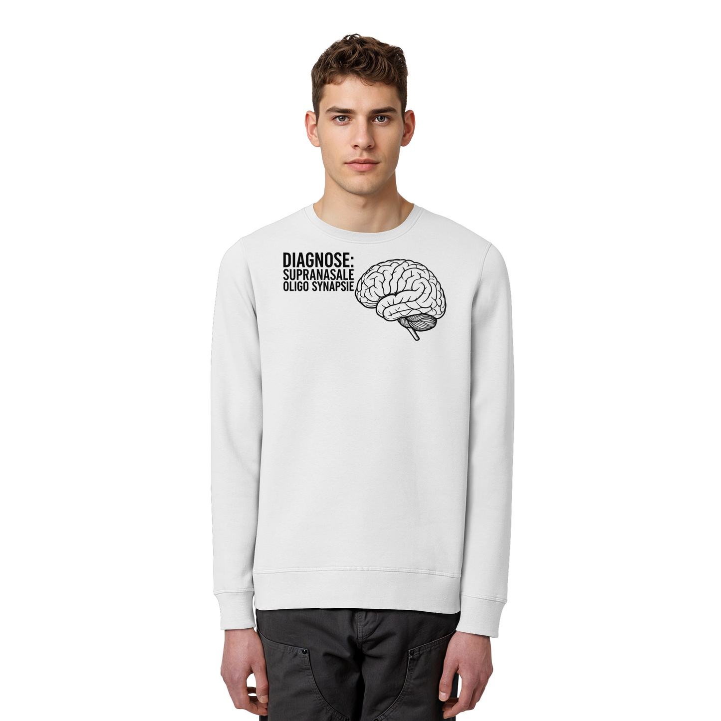 Diagnose: Supranasale Olingo Synapsie - Medizinhumor - Organic Basic Unisex Sweatshirt