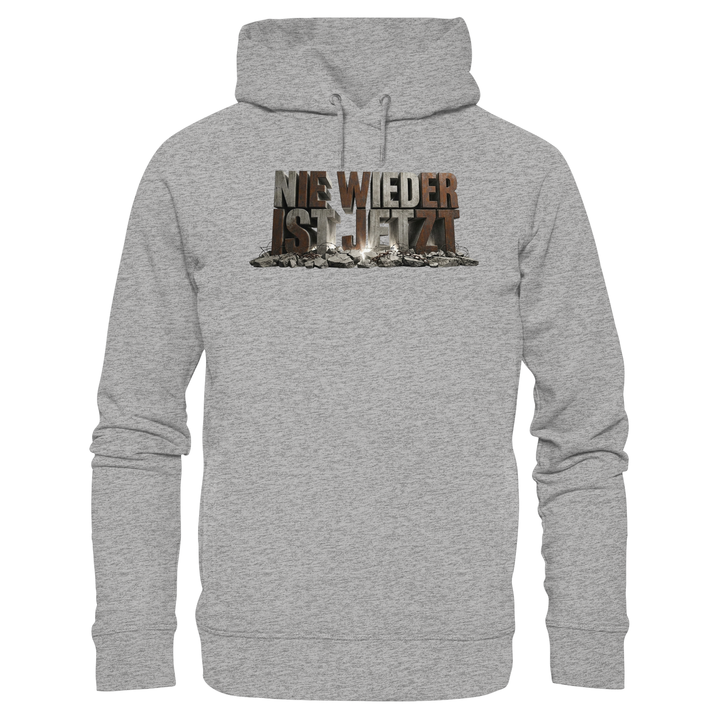 Nie wieder ist jetzt  - Demokratie  - Organic Fashion Hoodie