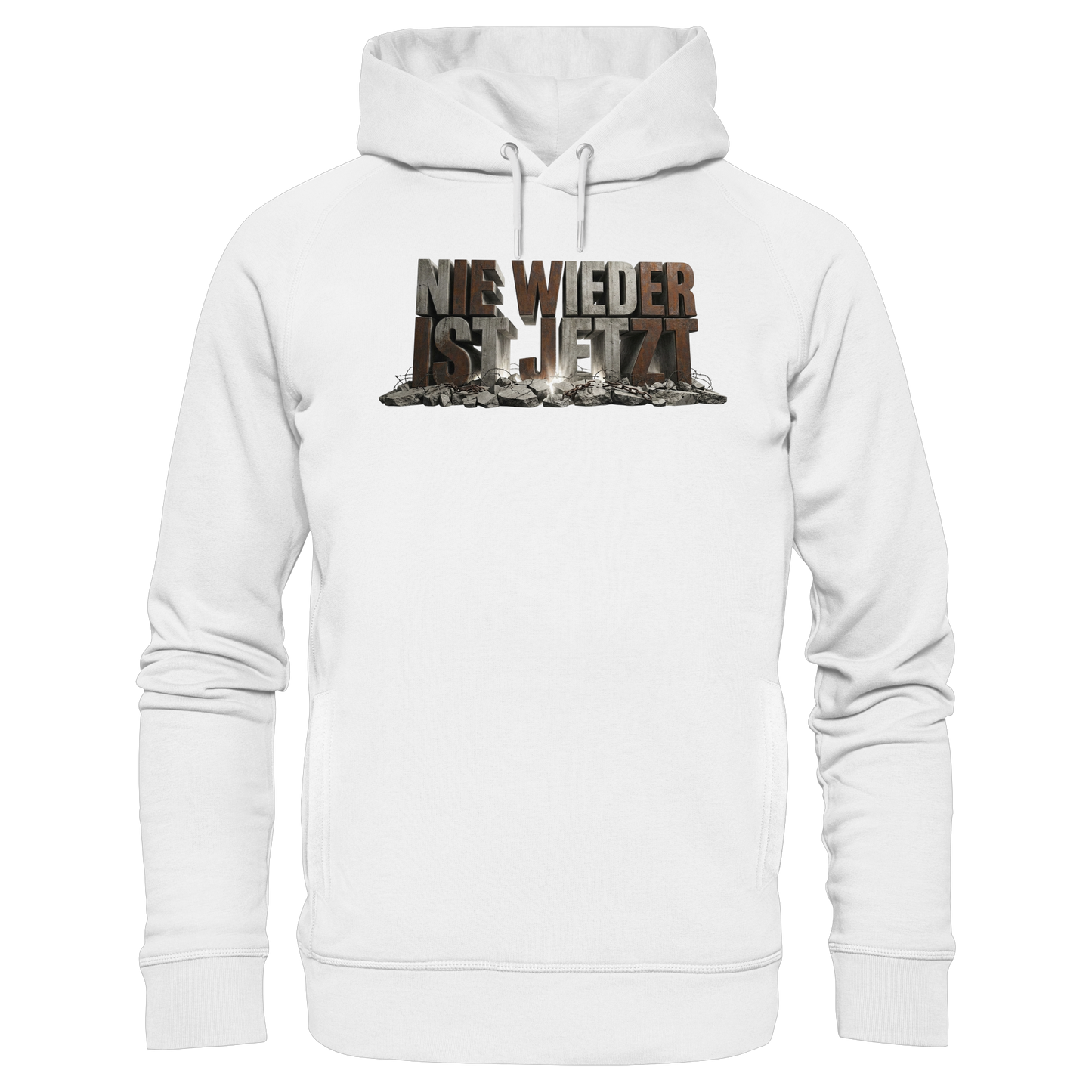 Nie wieder ist jetzt  - Demokratie  - Organic Fashion Hoodie